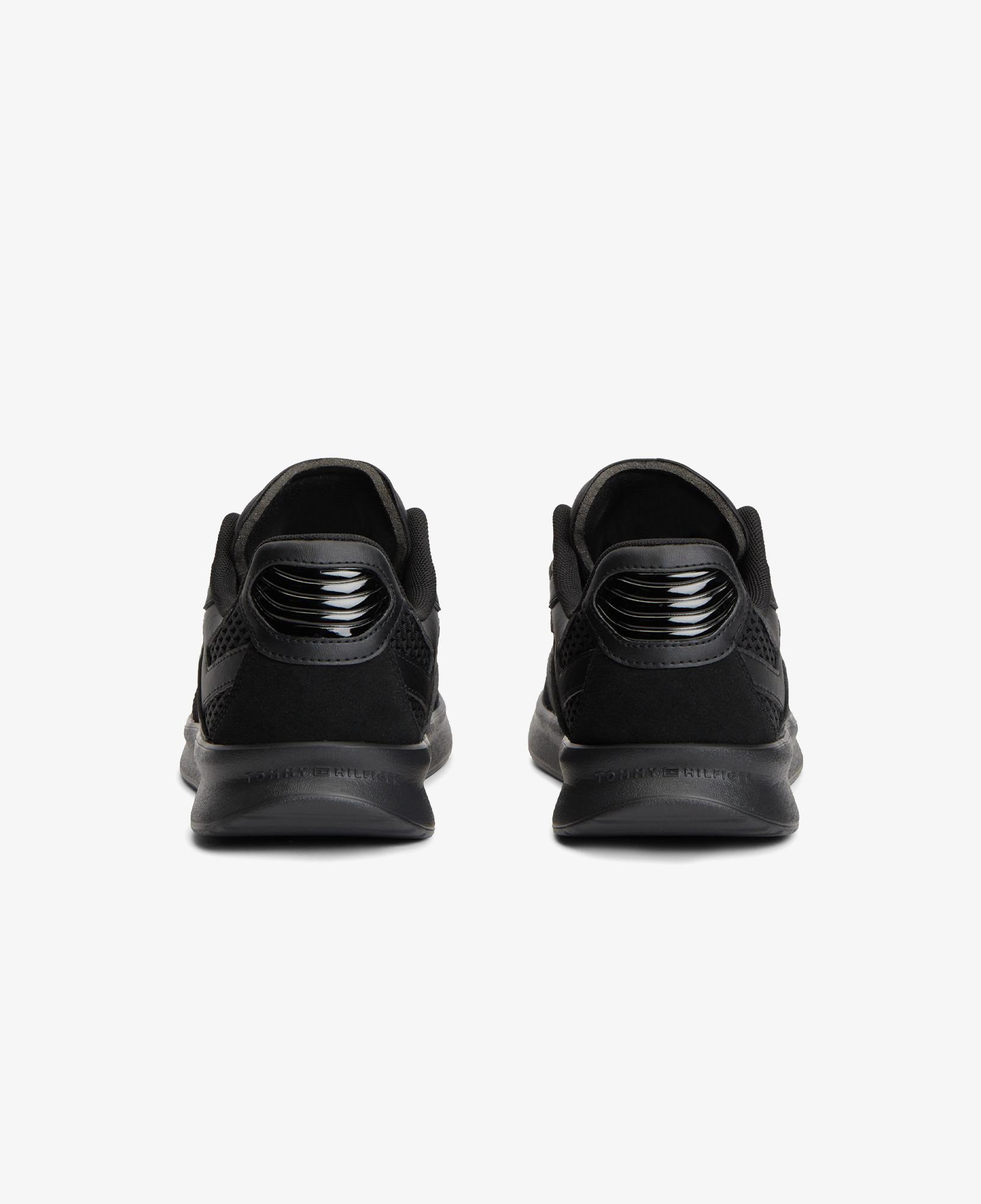 Tommy Hilfiger Lightweight Runner Monocolor Erkek Siyah Sneaker