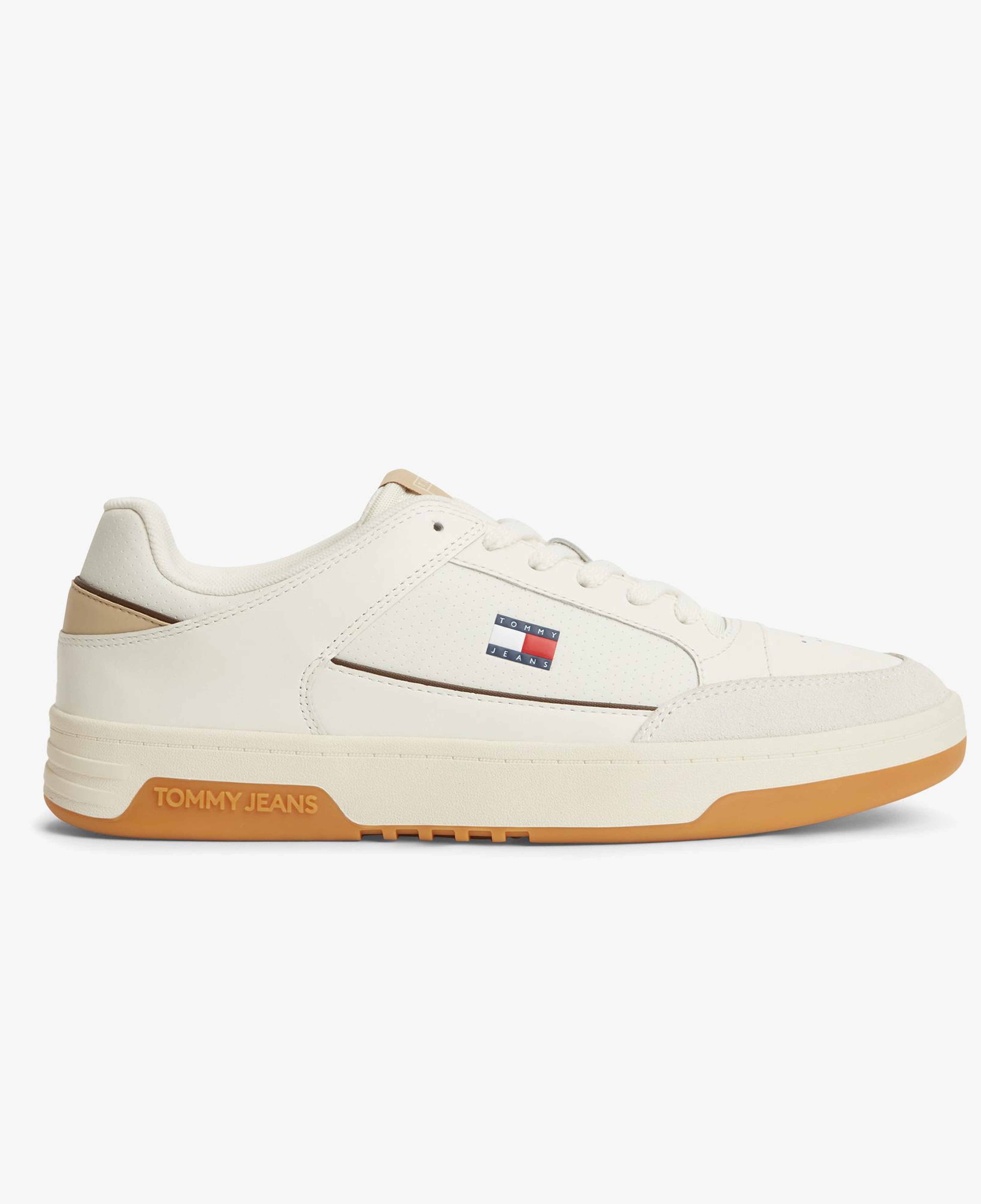 Tommy Hilfiger Cupsole Leather Erkek Beyaz Sneaker