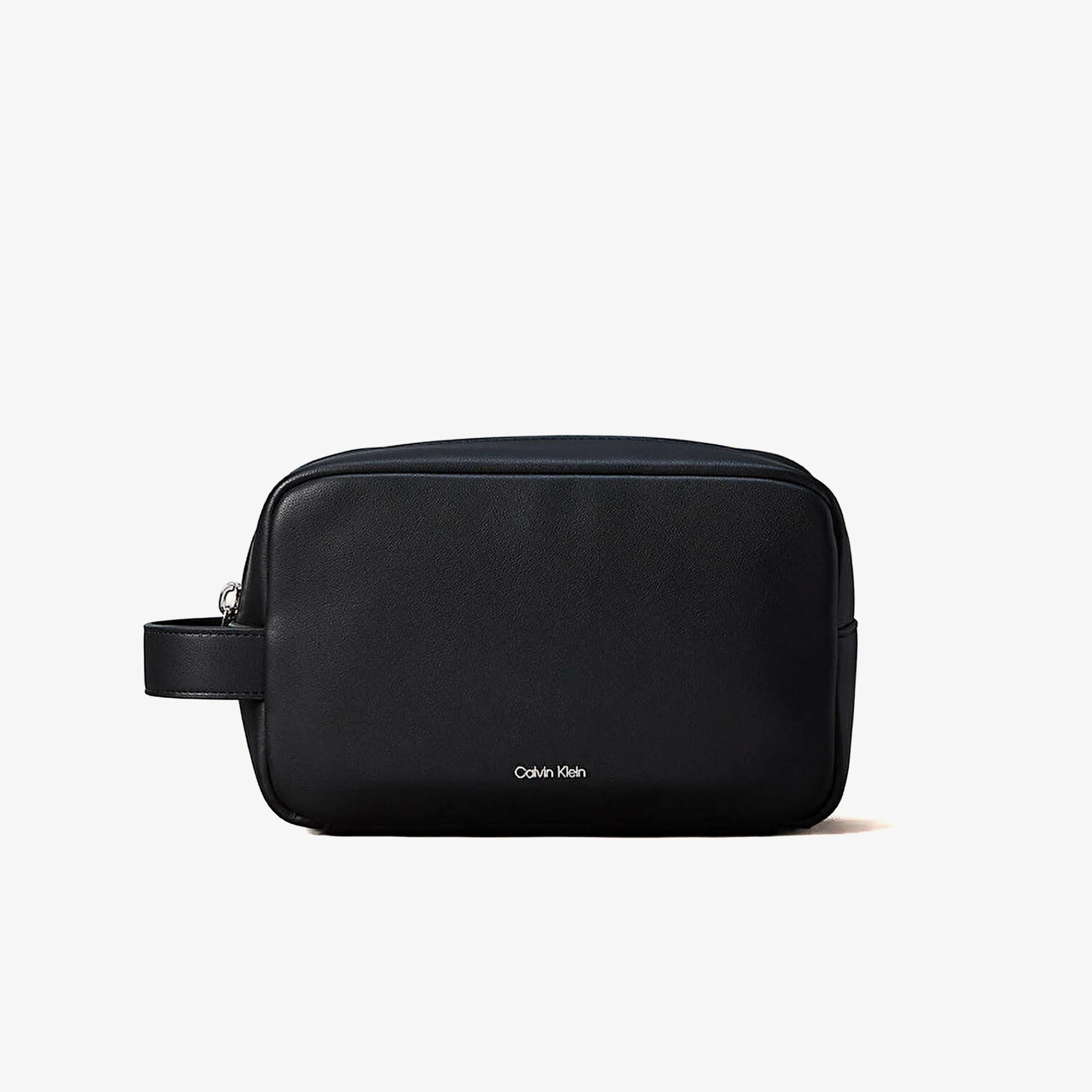 Calvin Klein Raised Dopp Kit Erkek Siyah El Çantası