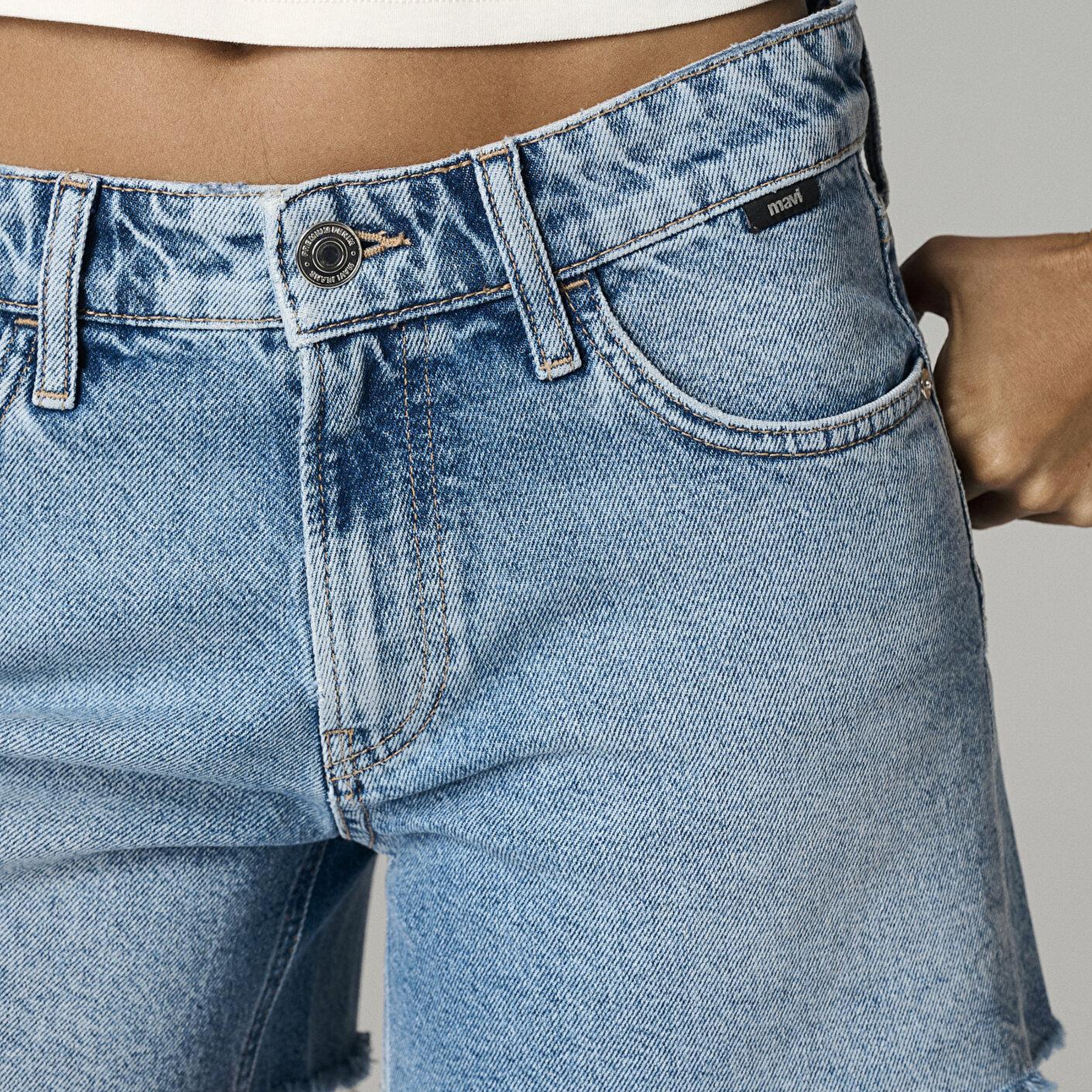 Mavi TAYLOR SHORT Classic Denim Indigo Mavisi Jean Şort 1421021-A3926