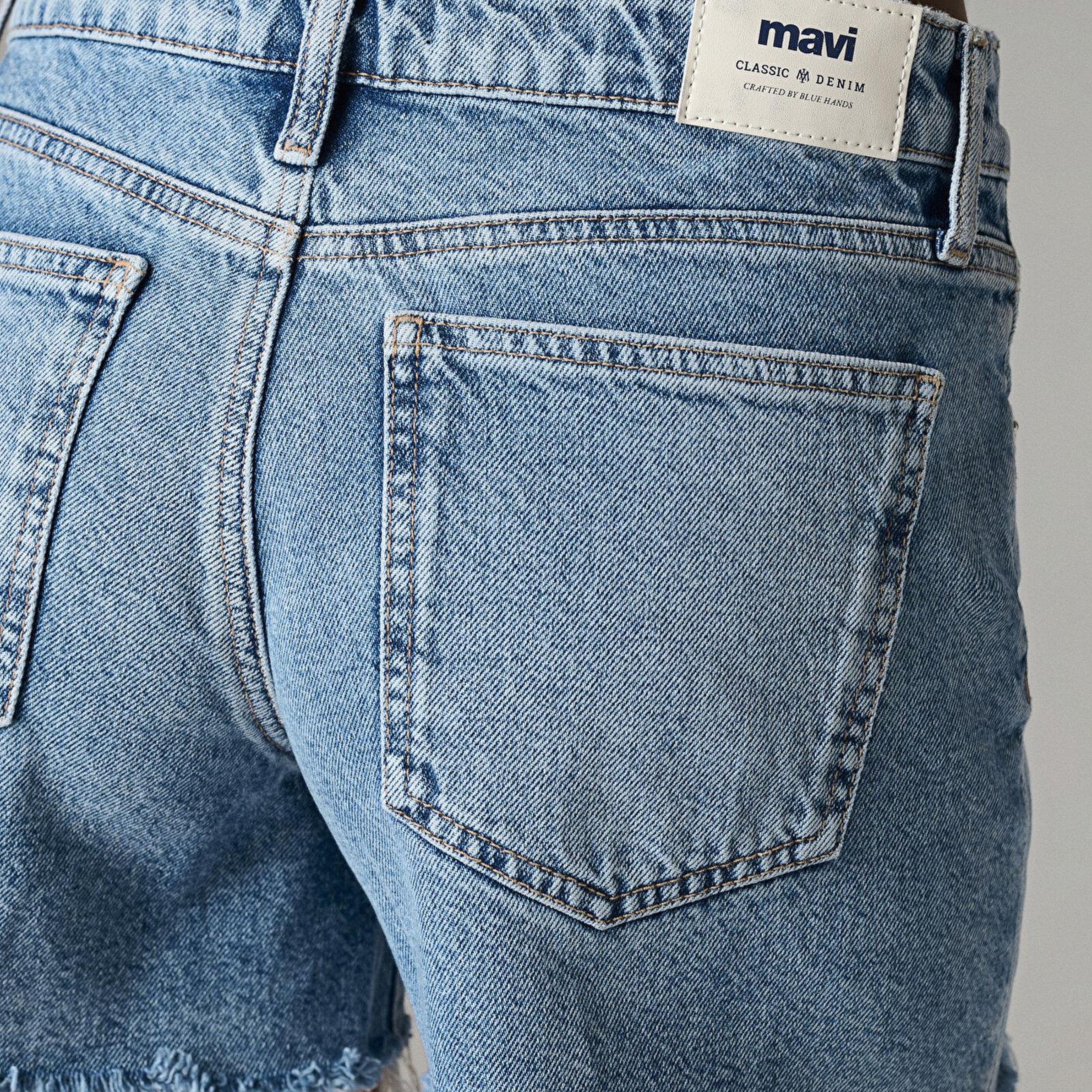 Mavi TAYLOR SHORT Classic Denim Indigo Mavisi Jean Şort 1421021-A3926