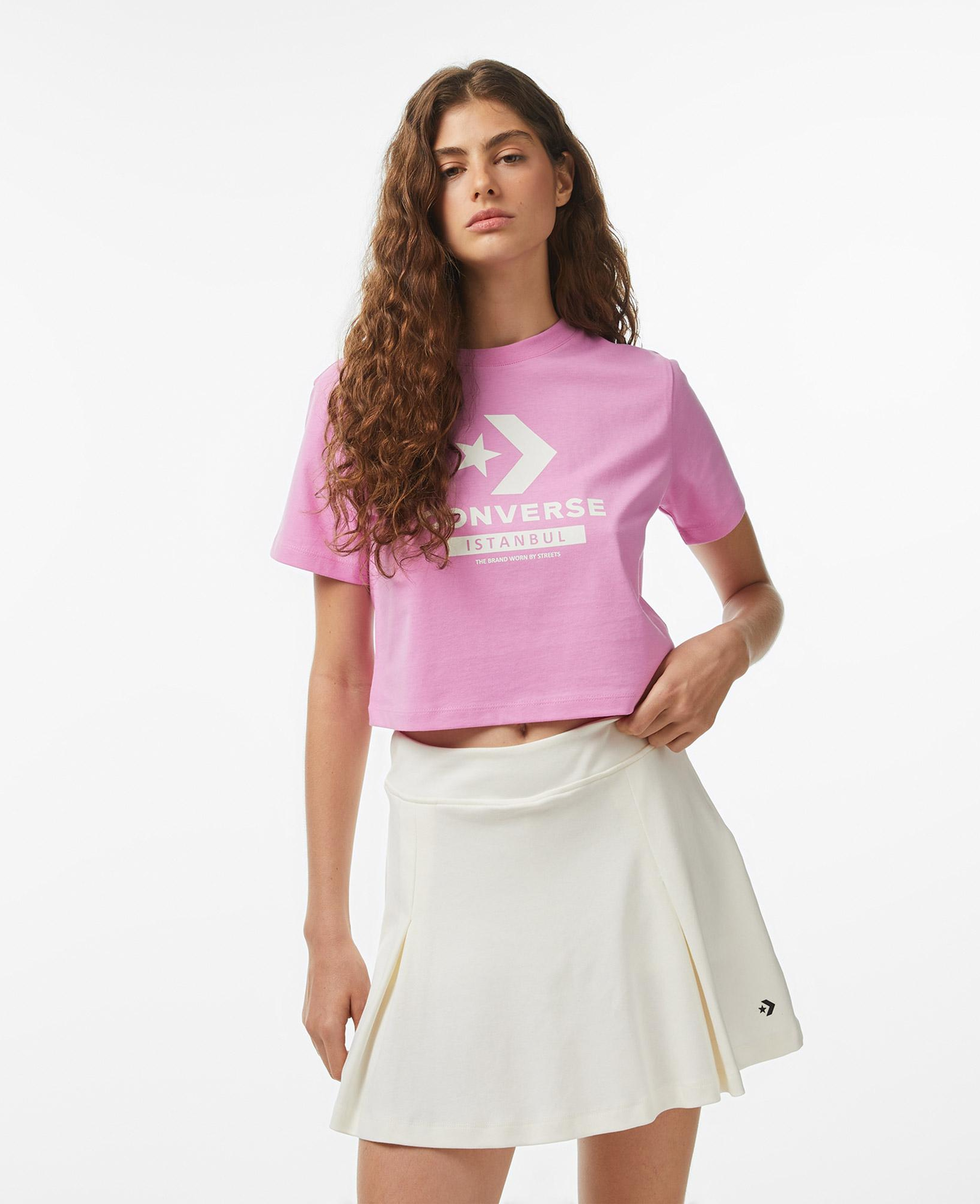 Converse Kadın Pembe T-Shirt