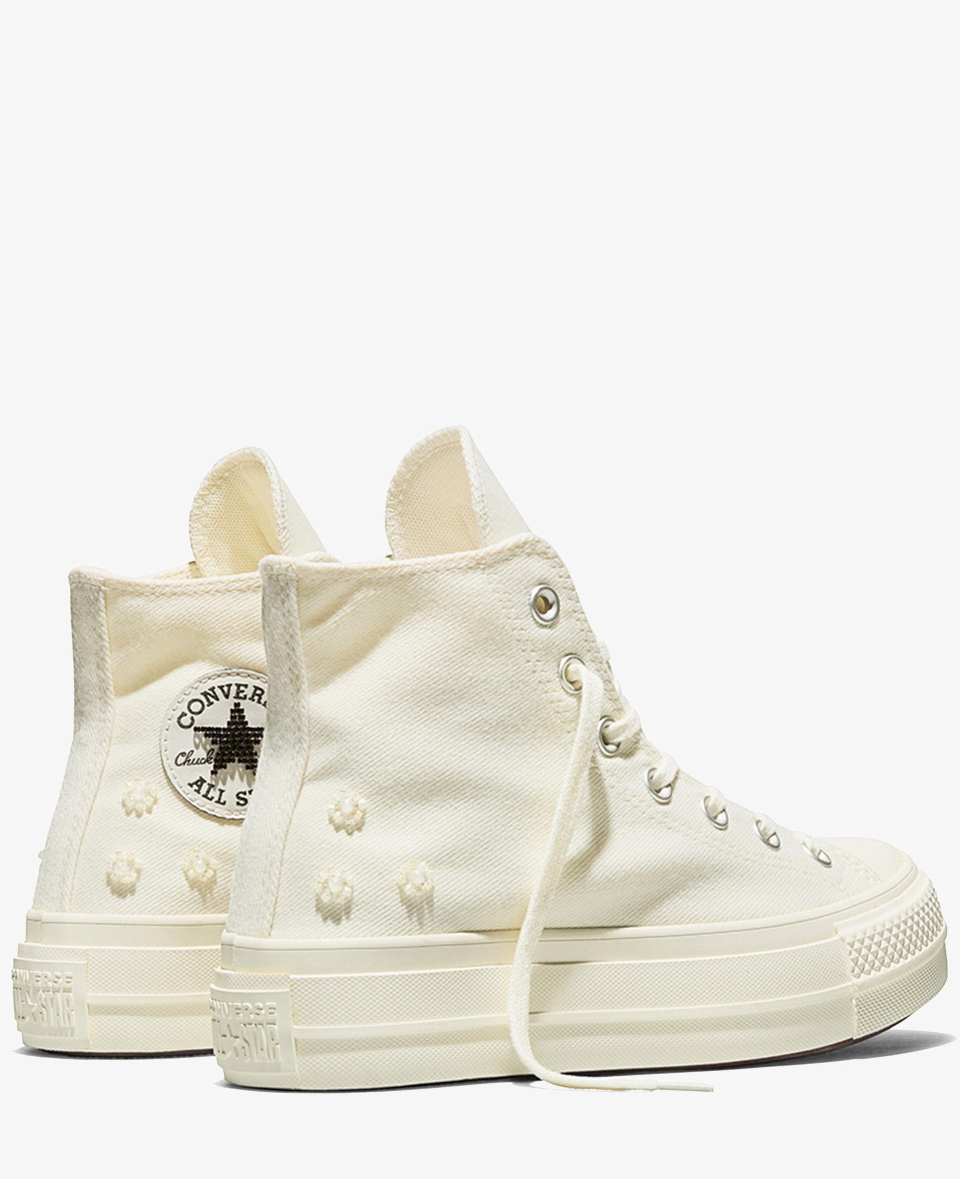 Converse Chuck Taylor All Star Lift Kadın Krem Sneaker