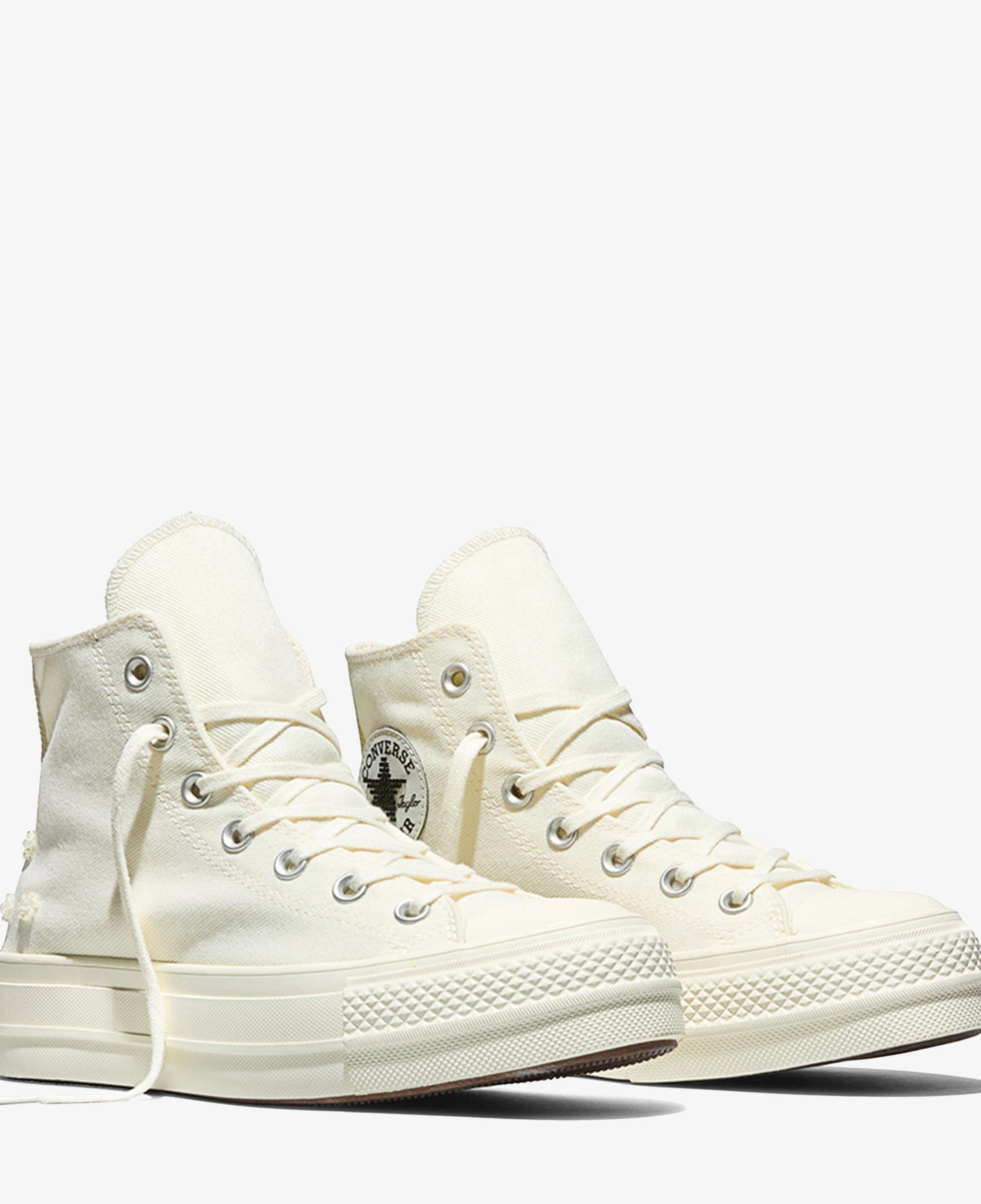 Converse Chuck Taylor All Star Lift Kadın Krem Sneaker