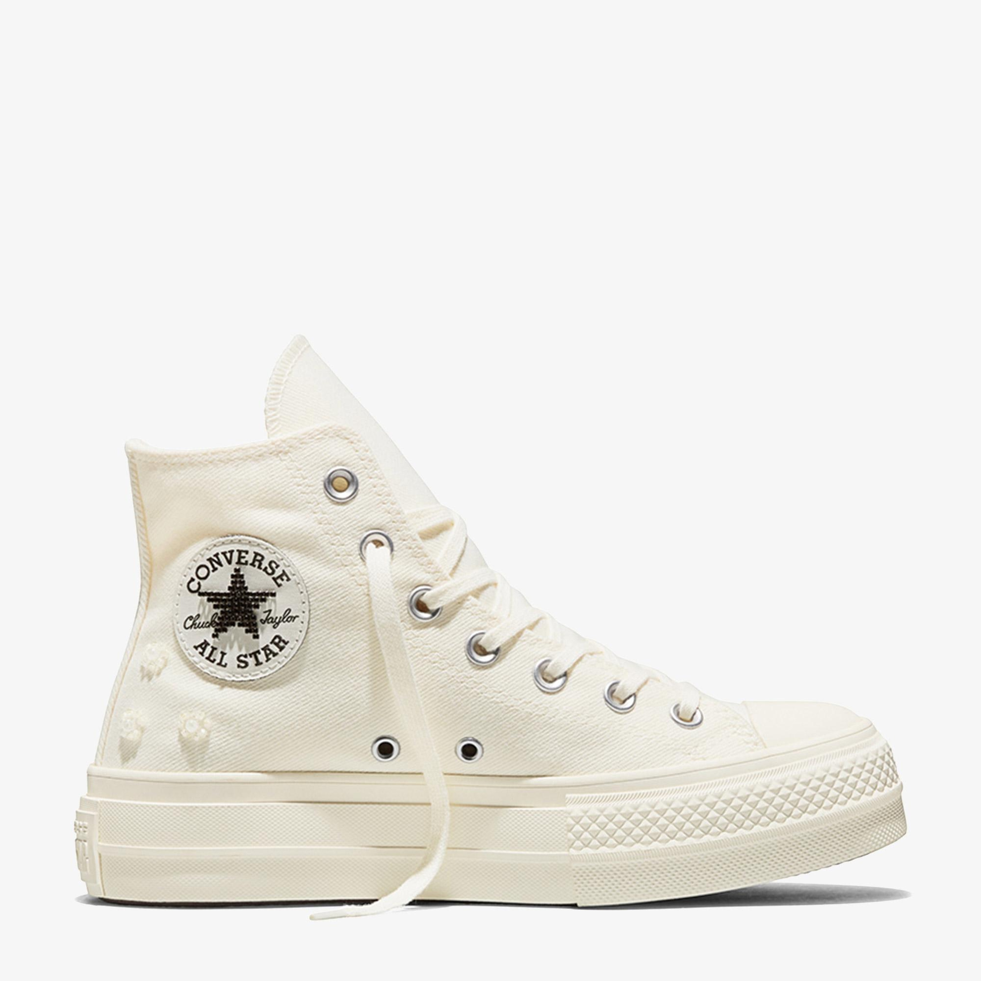 Converse Chuck Taylor All Star Lift Kadın Krem Sneaker
