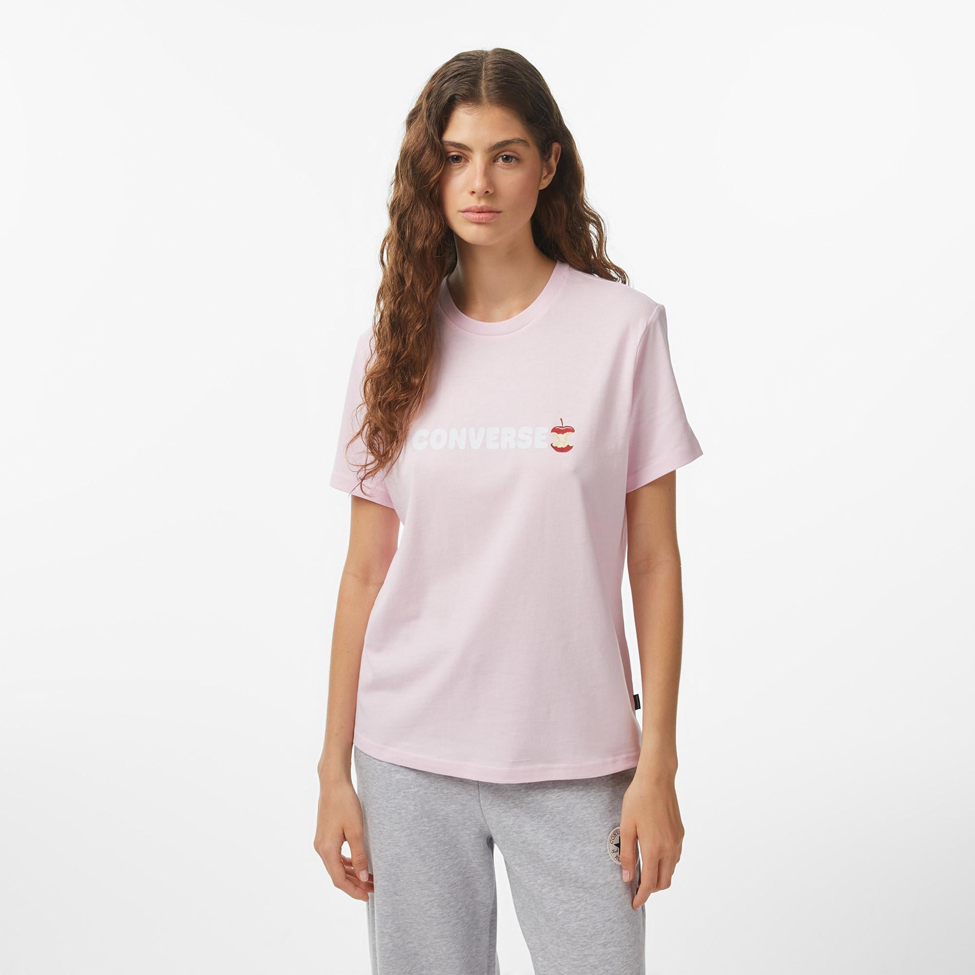 Converse Kadın Pembe T-Shirt