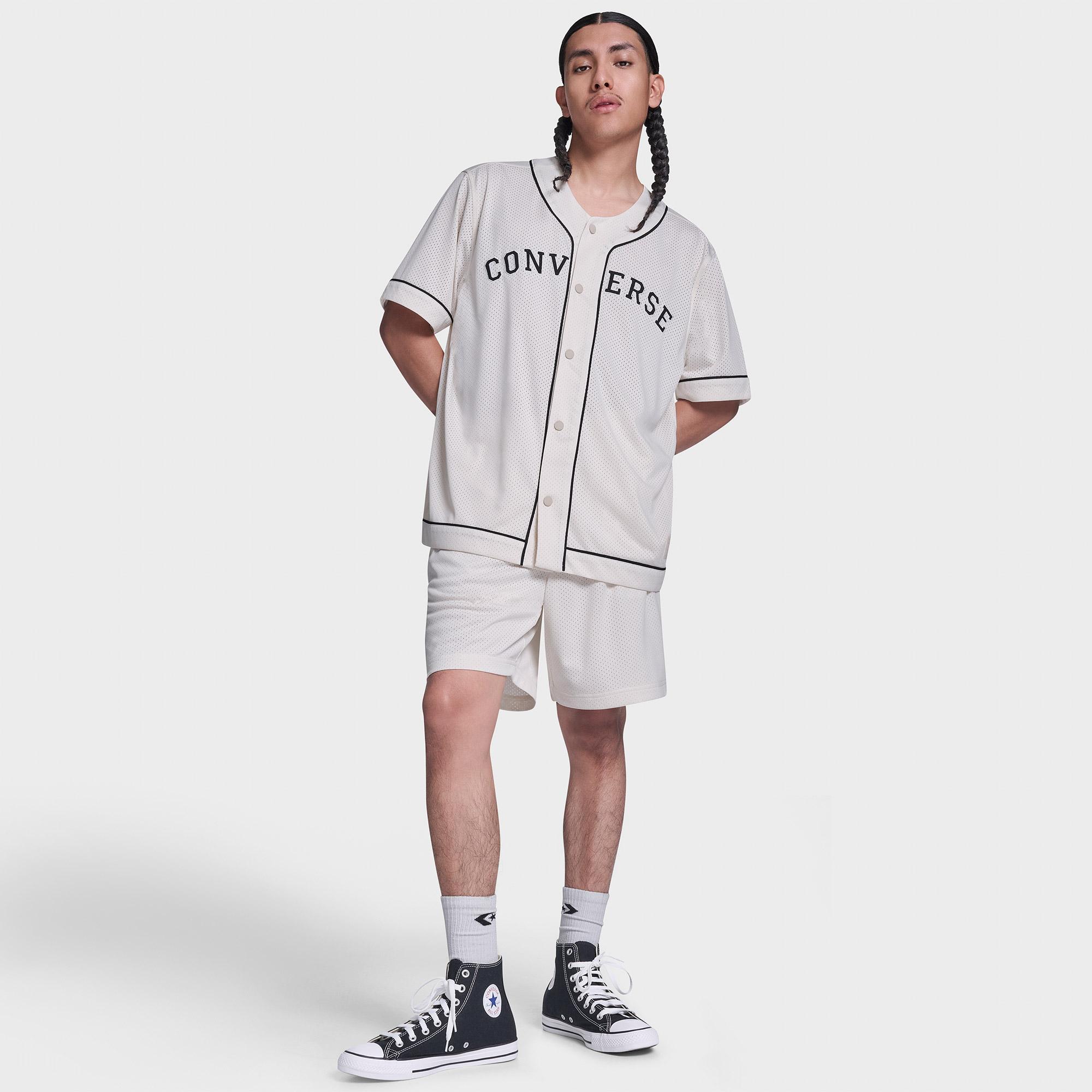 Converse Erkek Krem Baseball Forması