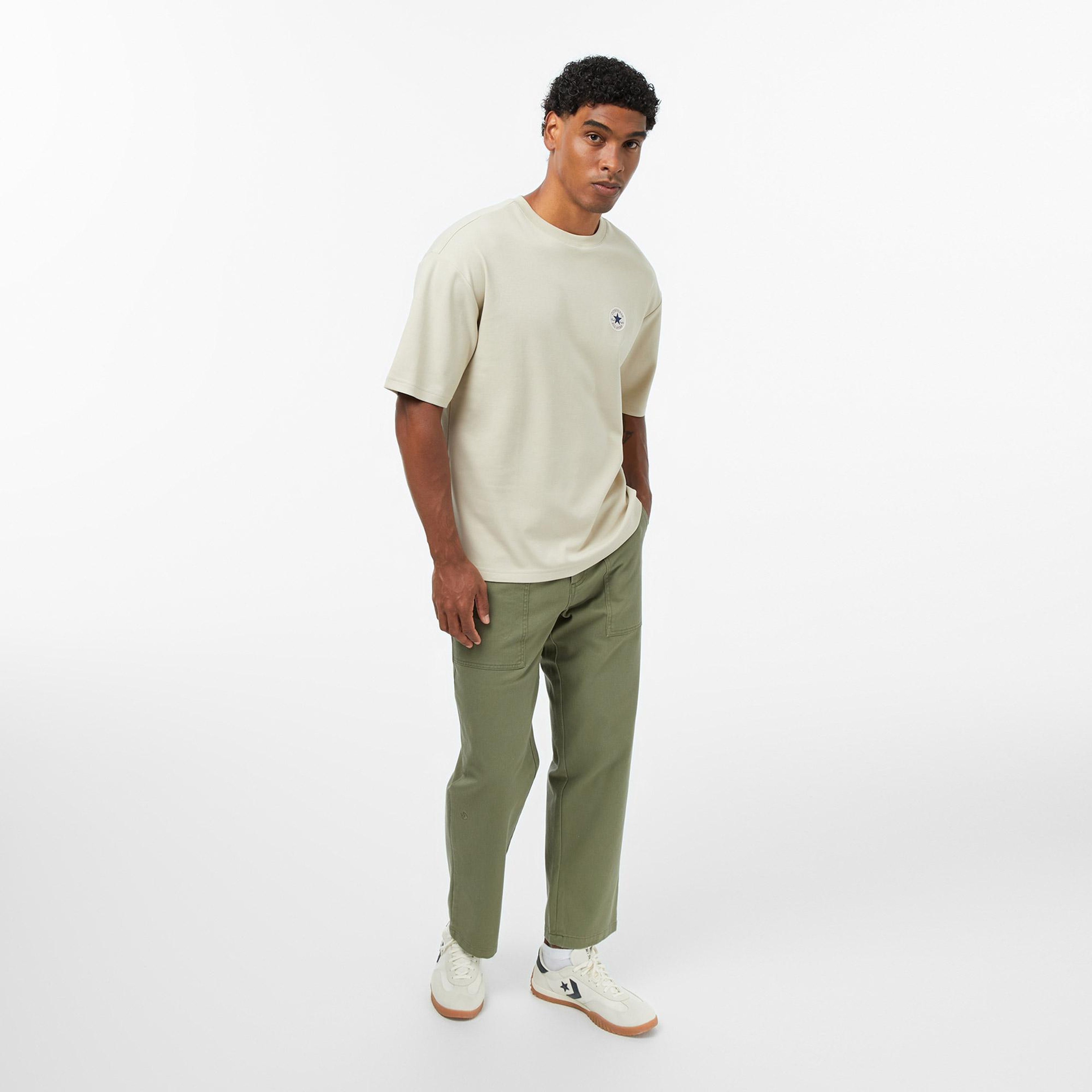 Converse Erkek Bej T-Shirt