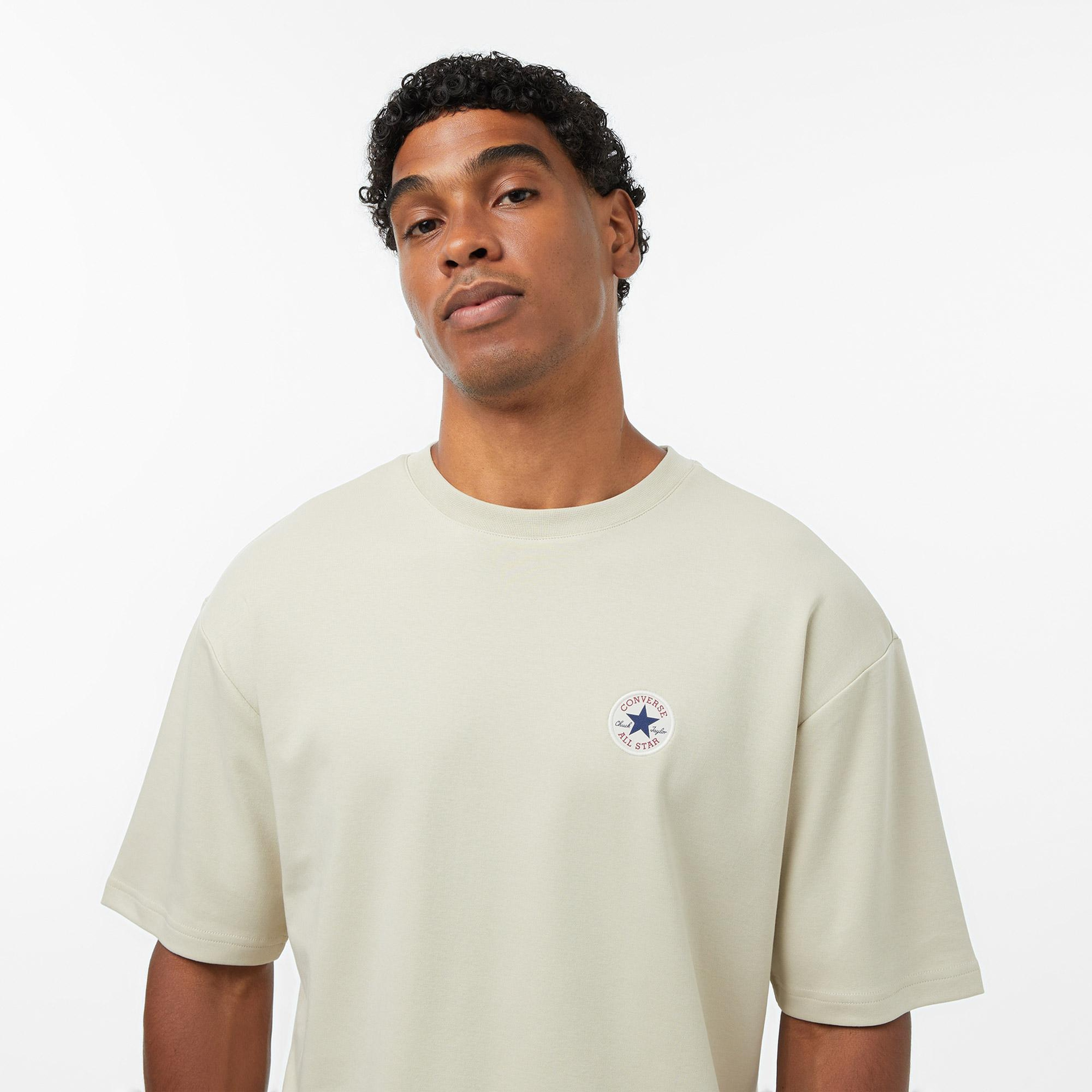 Converse Erkek Bej T-Shirt
