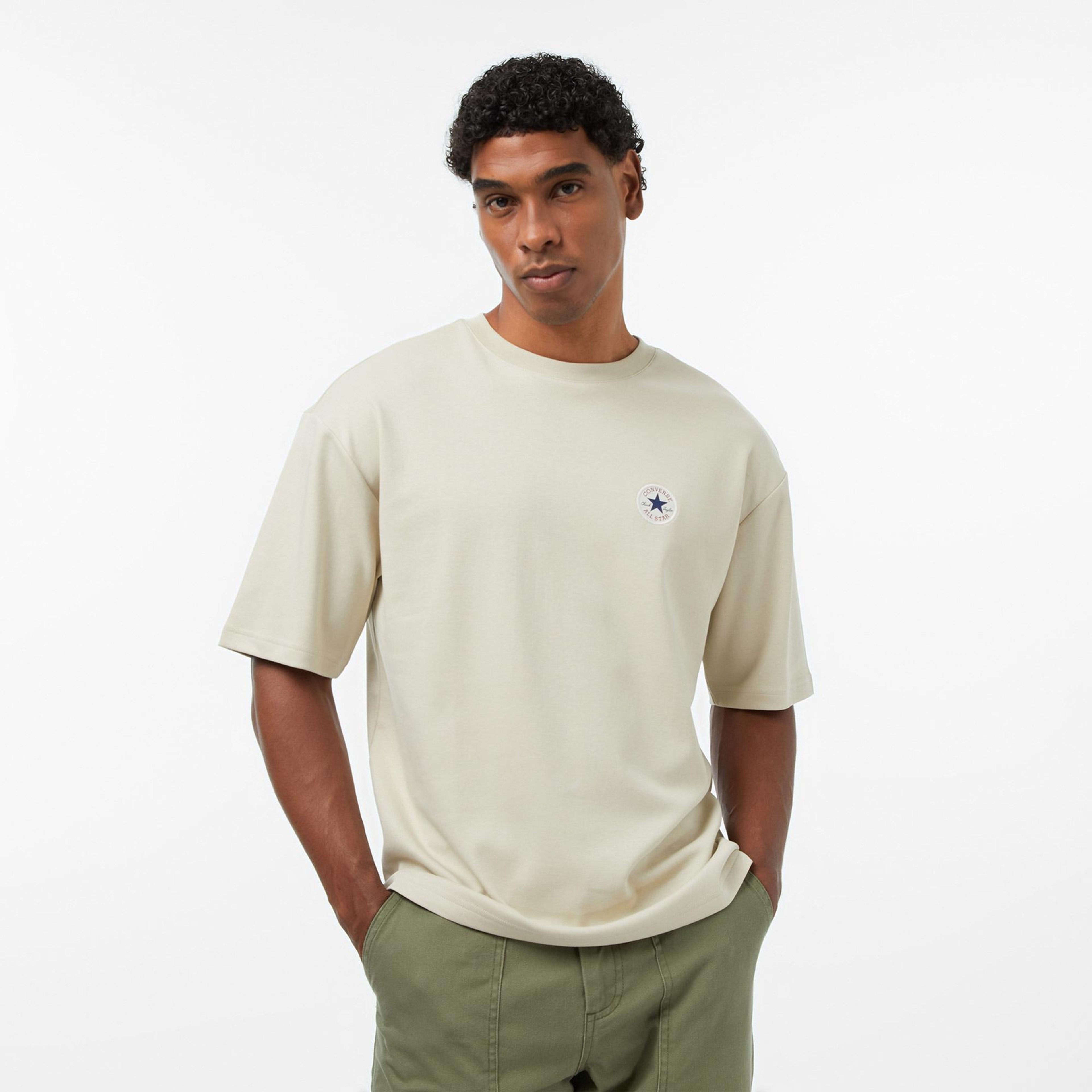 Converse Erkek Bej T-Shirt