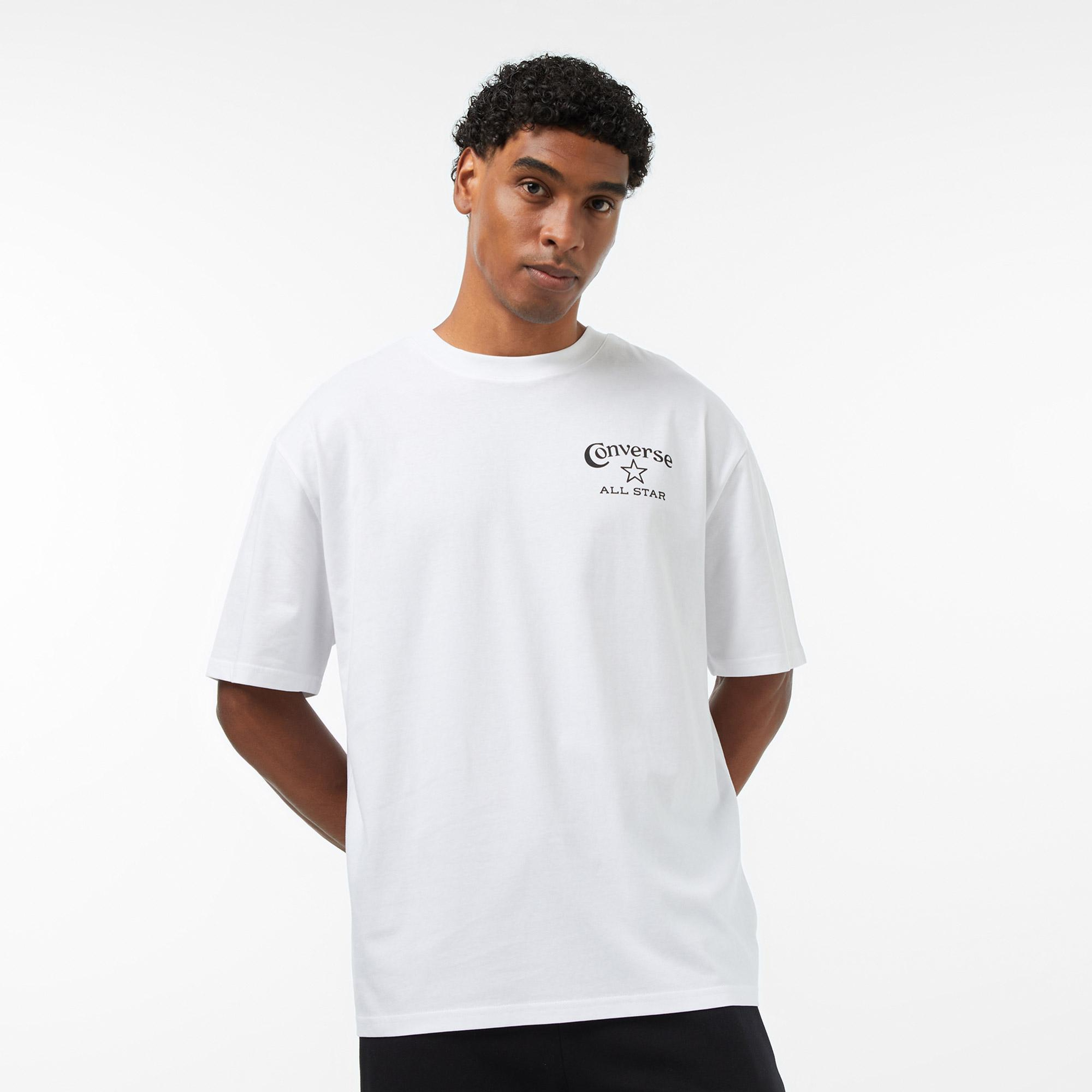 Converse Erkek Beyaz T-Shirt