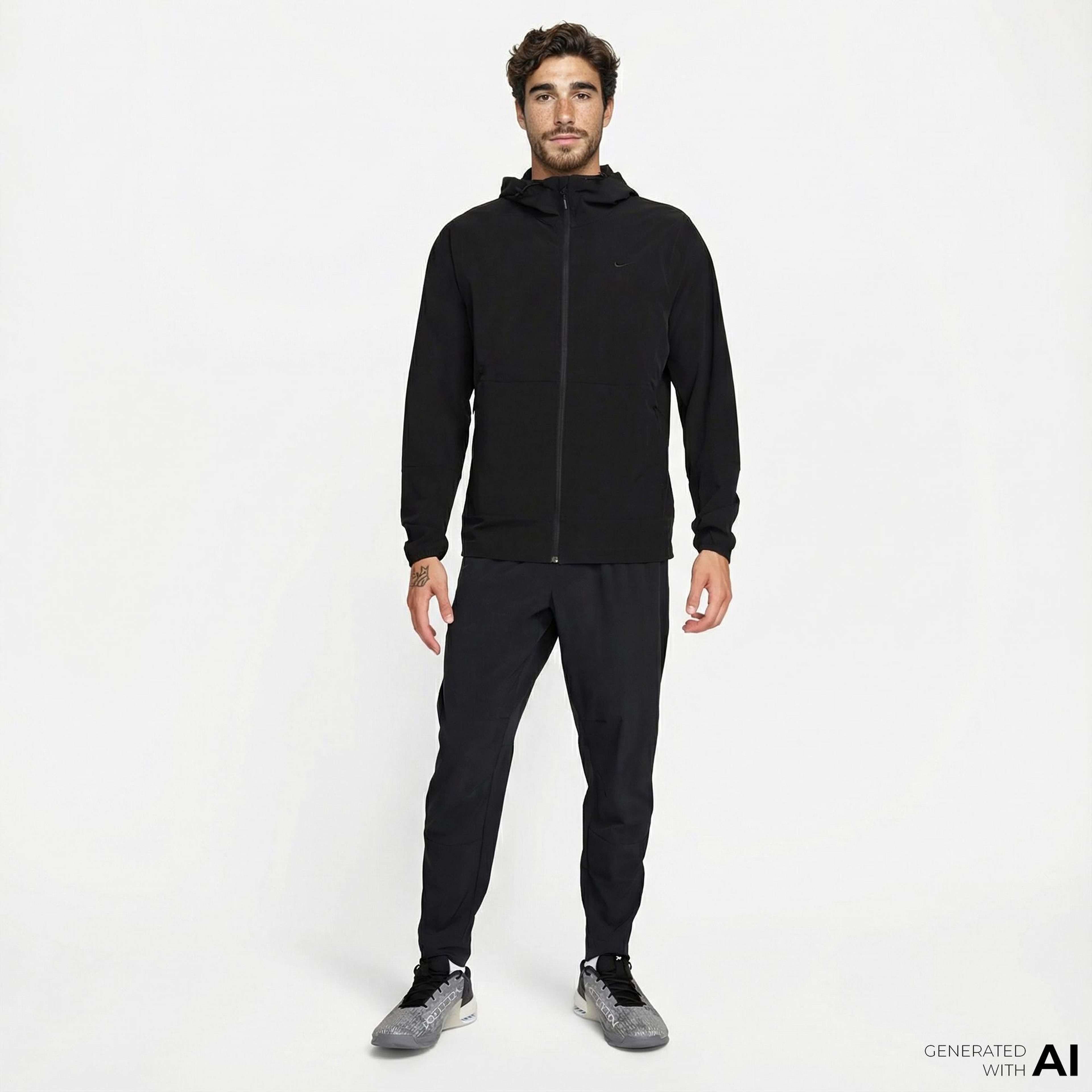 Nike Repel Unlimited Erkek Siyah Yağmurluk