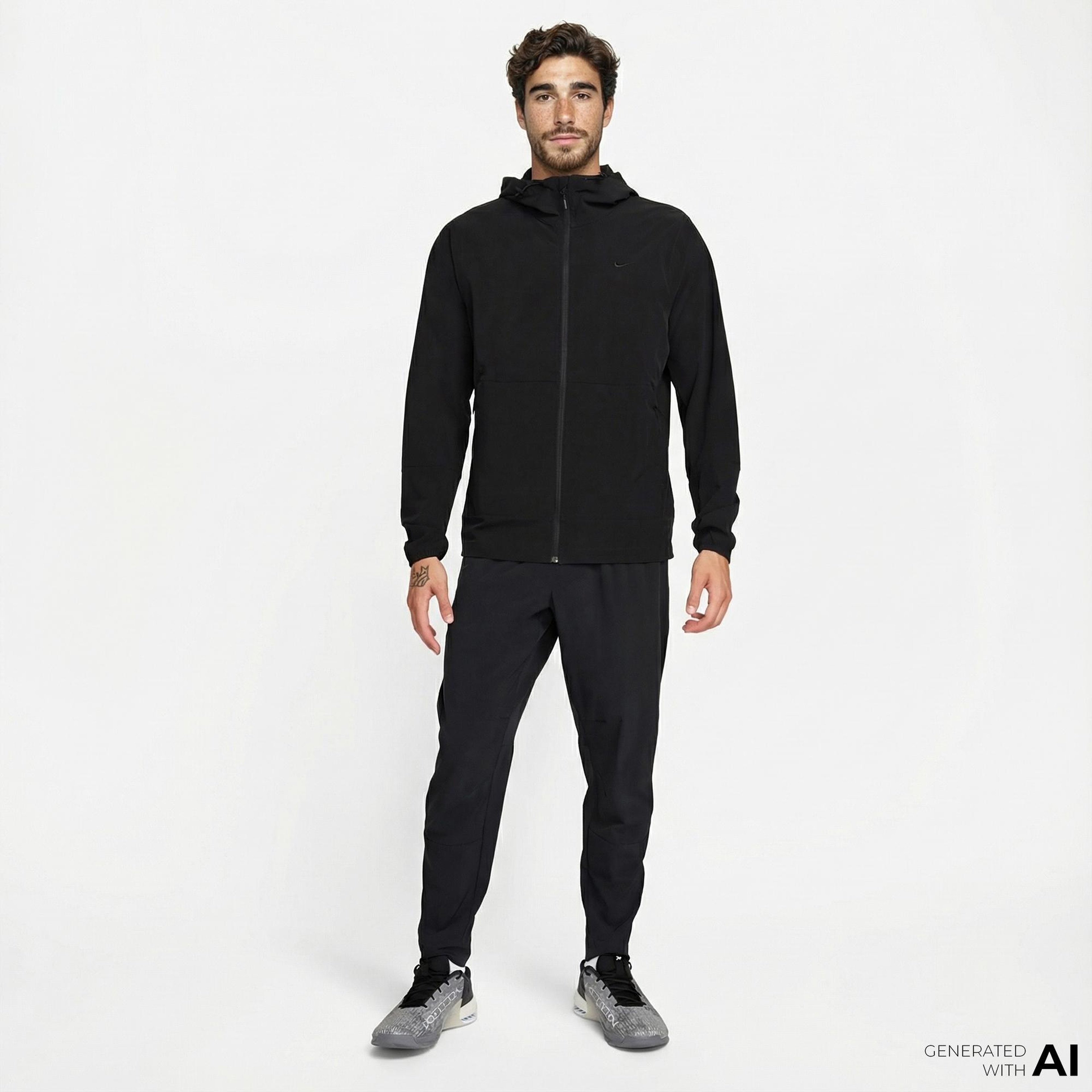 Nike Repel Unlimited Erkek Siyah Yağmurluk