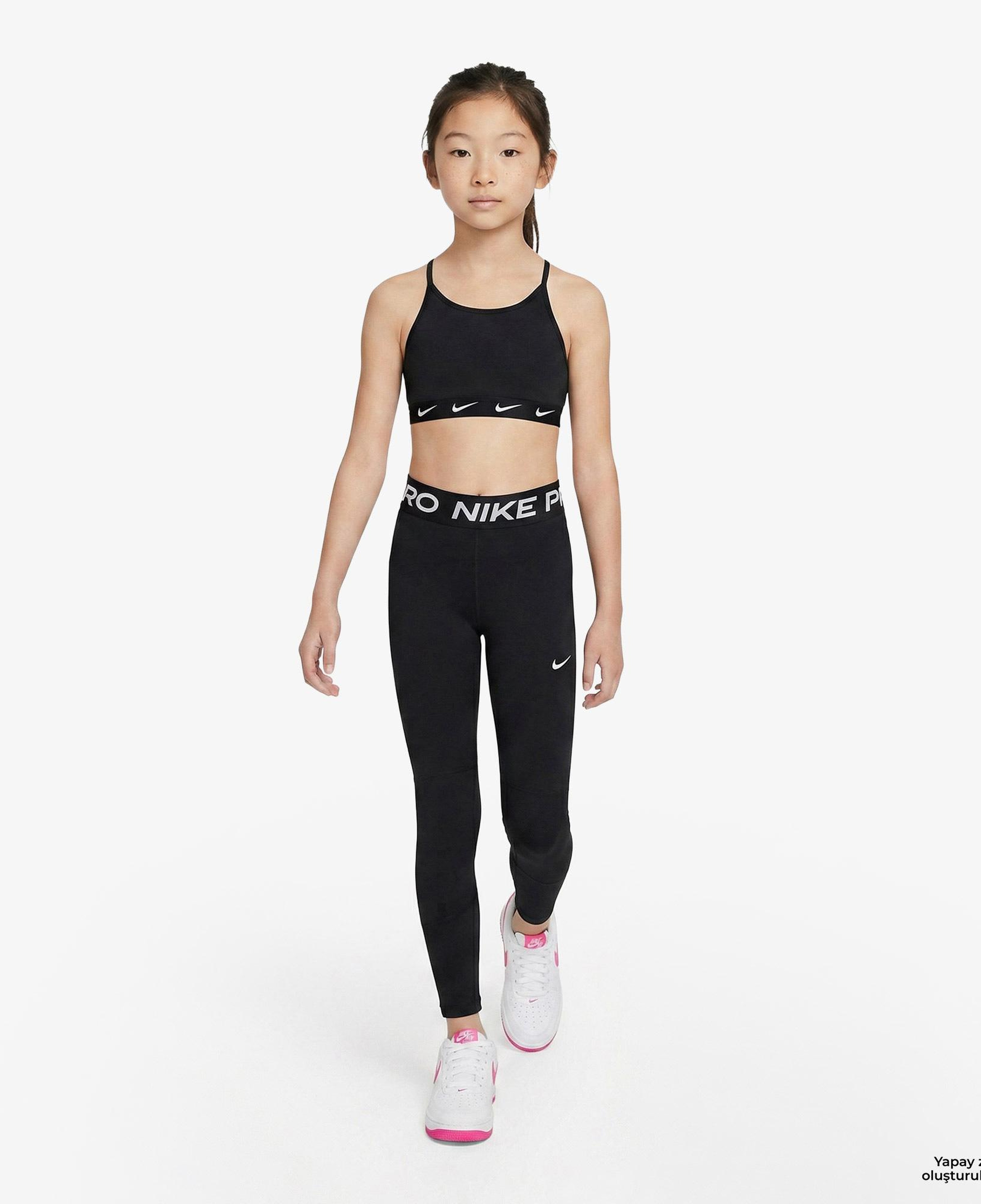 Nike Dri-Fit One Çocuk Siyah Bra