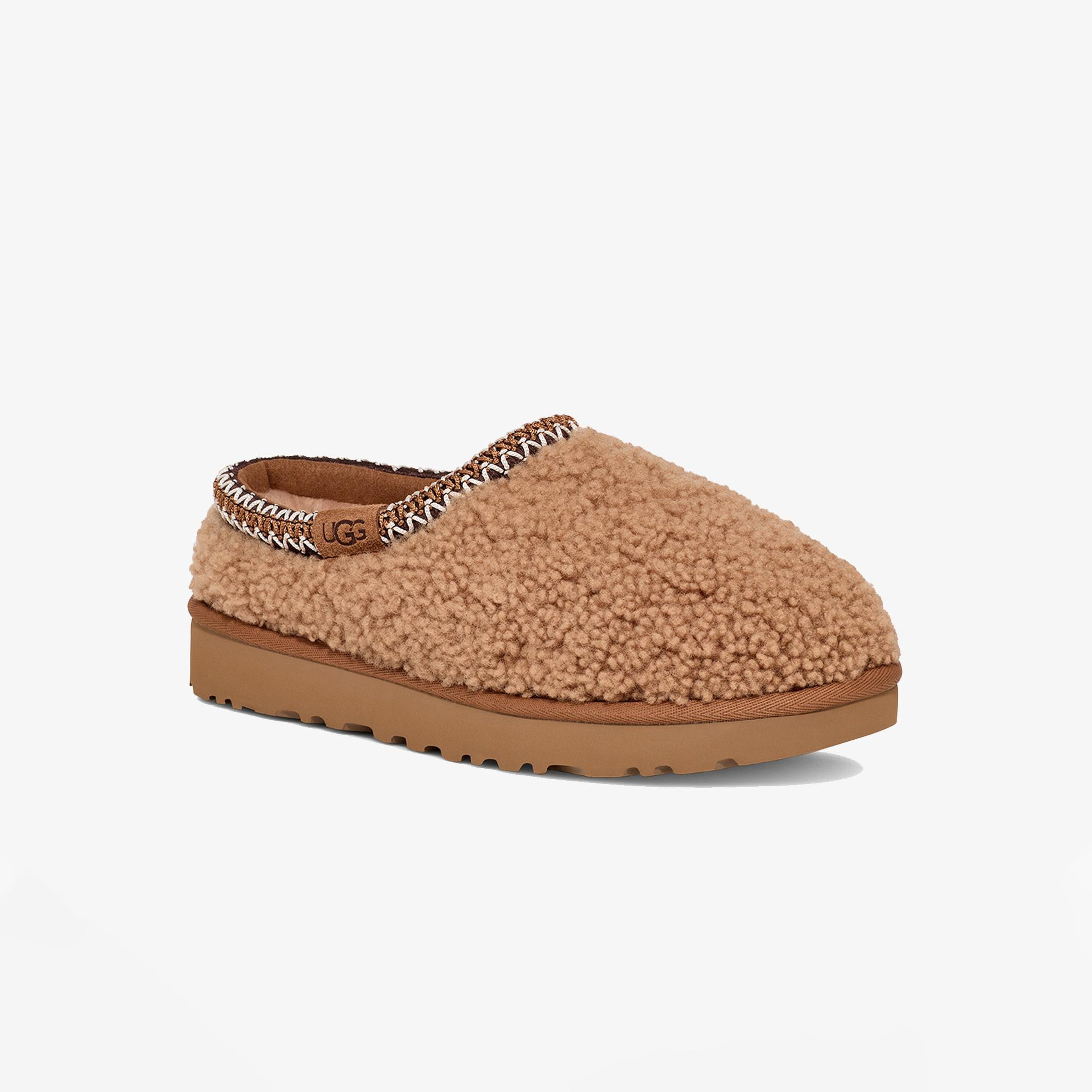 UGG Tasman Maxi Curly Kadın Taba Terlik