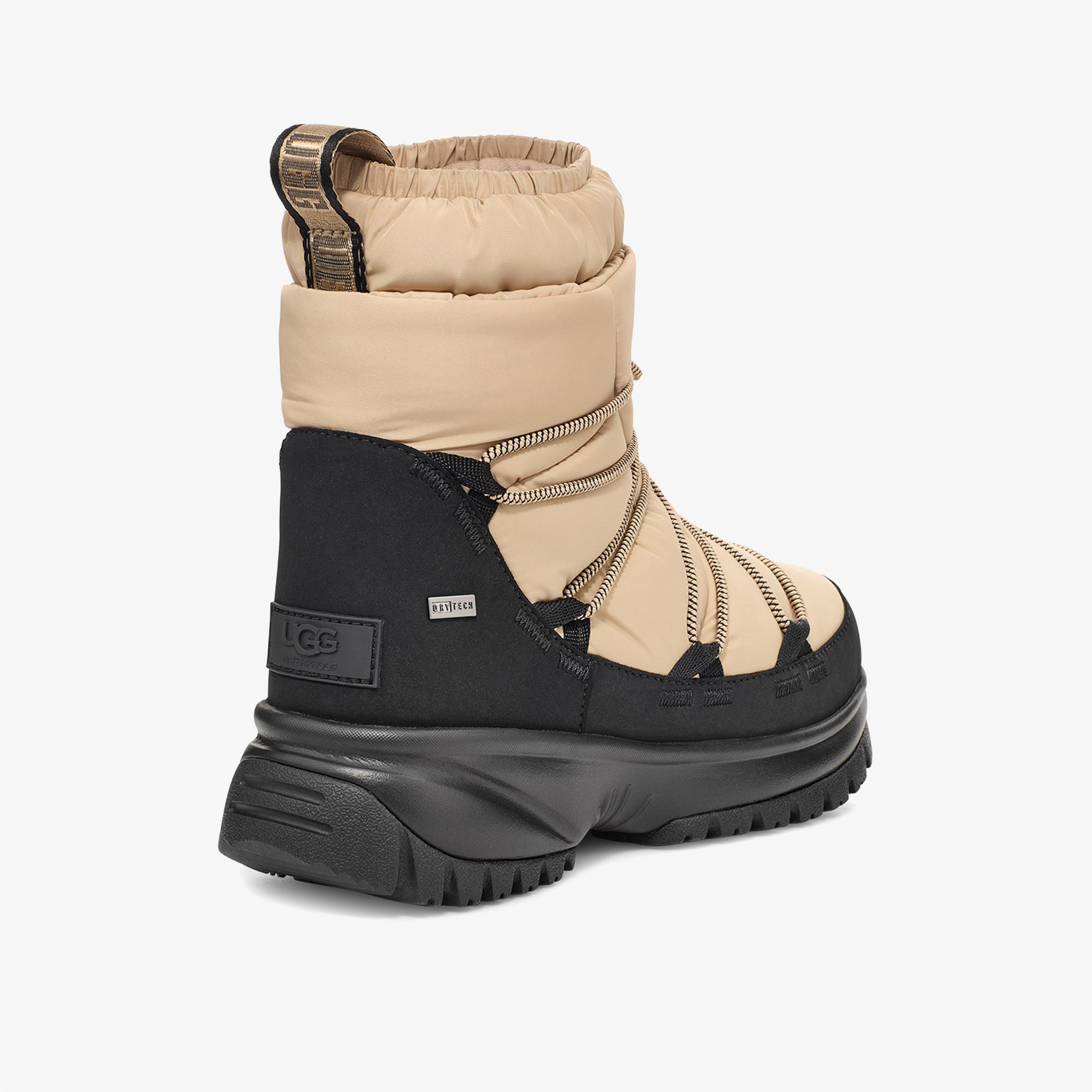 UGG Yose Puffer Mid Kadın Krem Rengi Bot