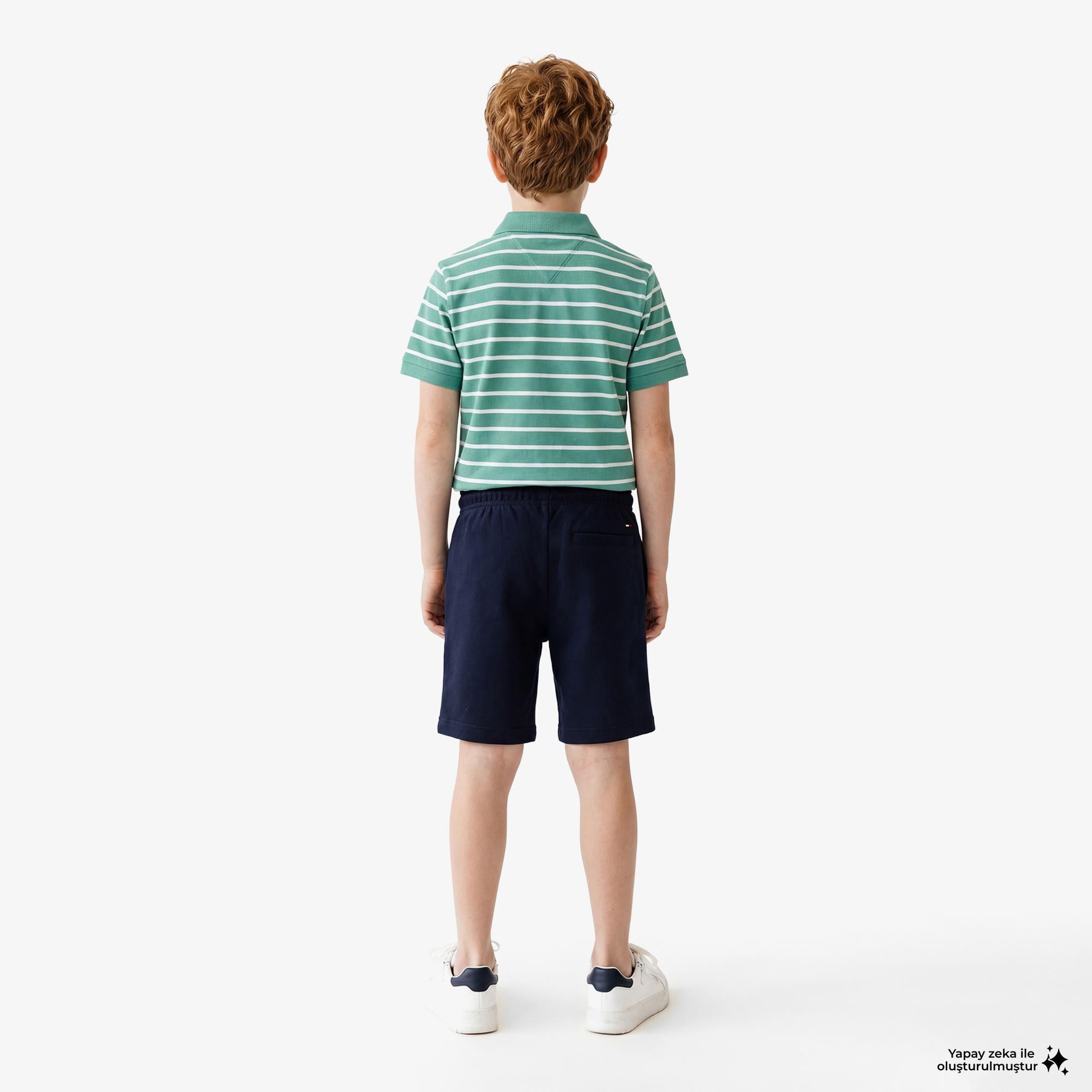 Tommy Hilfiger Graphic Çocuk Lacivert Şort