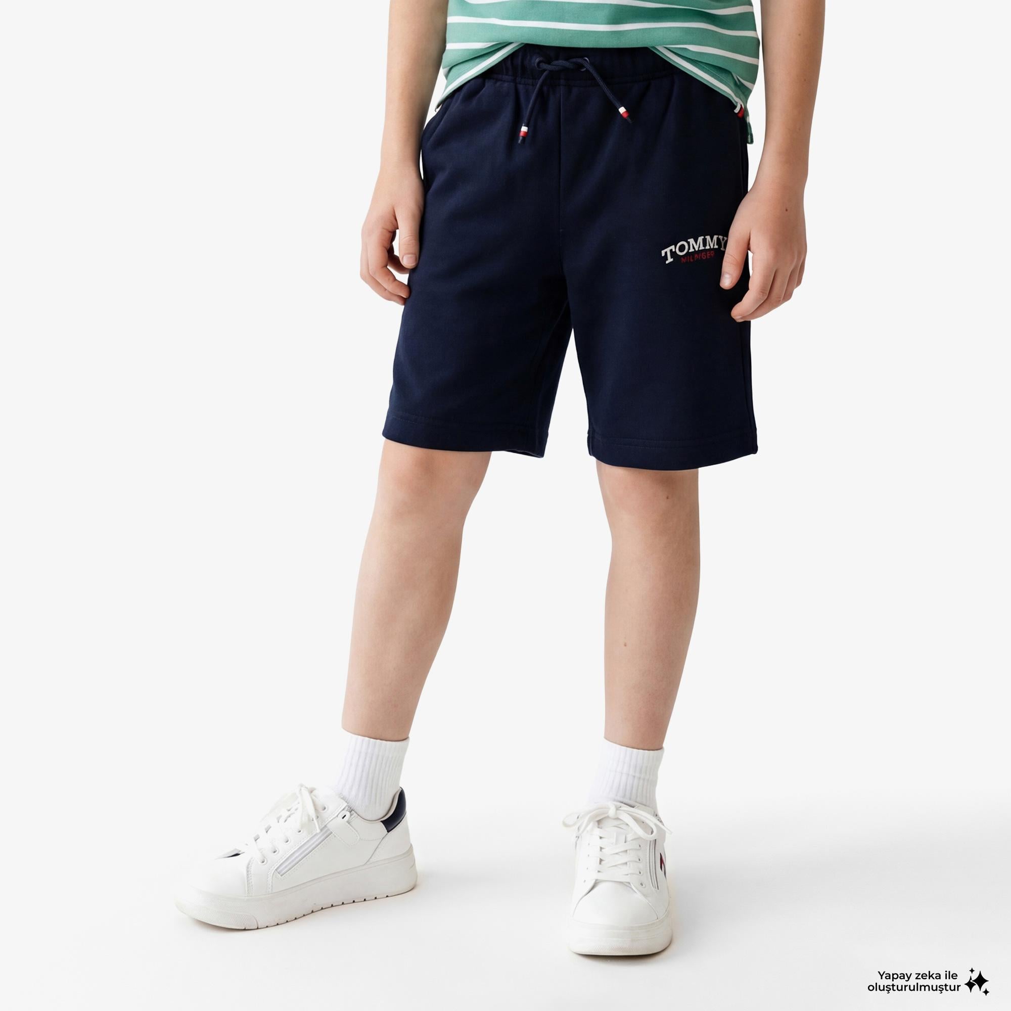 Tommy Hilfiger Graphic Çocuk Lacivert Şort