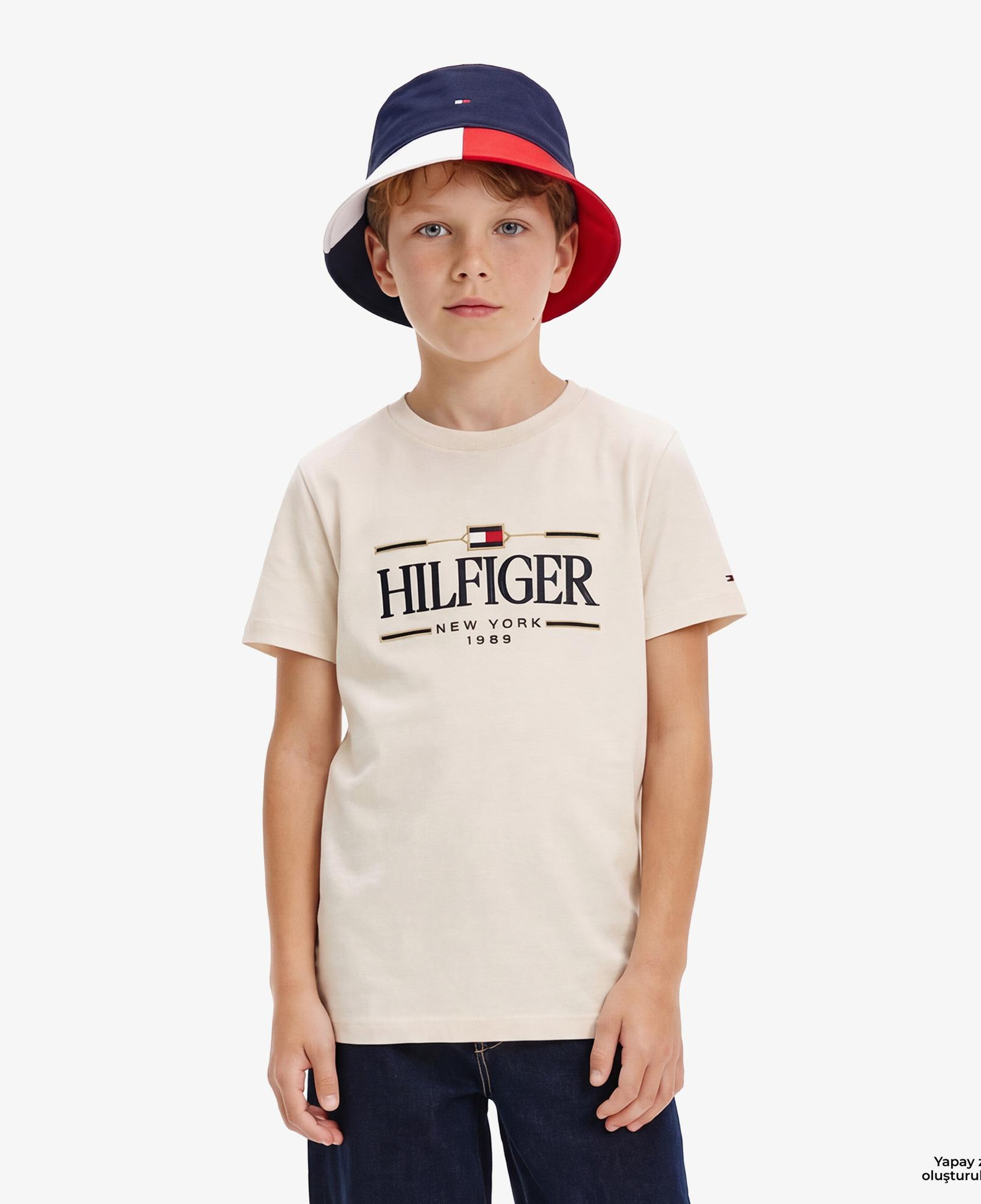 Tommy Hilfiger Icons Çocuk Beyaz T-Shirt
