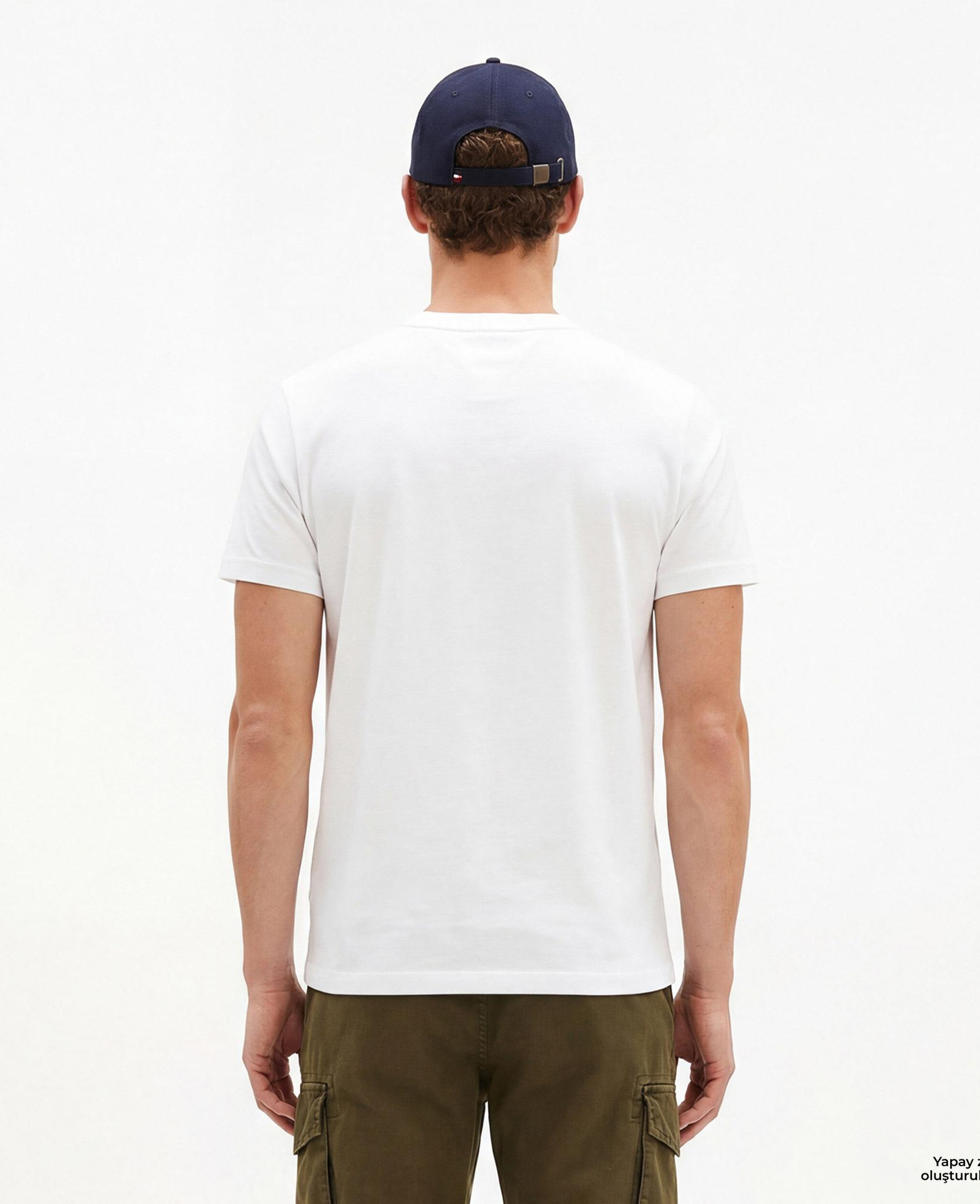 Tommy Hilfiger Brand Love Graphic Erkek Beyaz T-Shirt