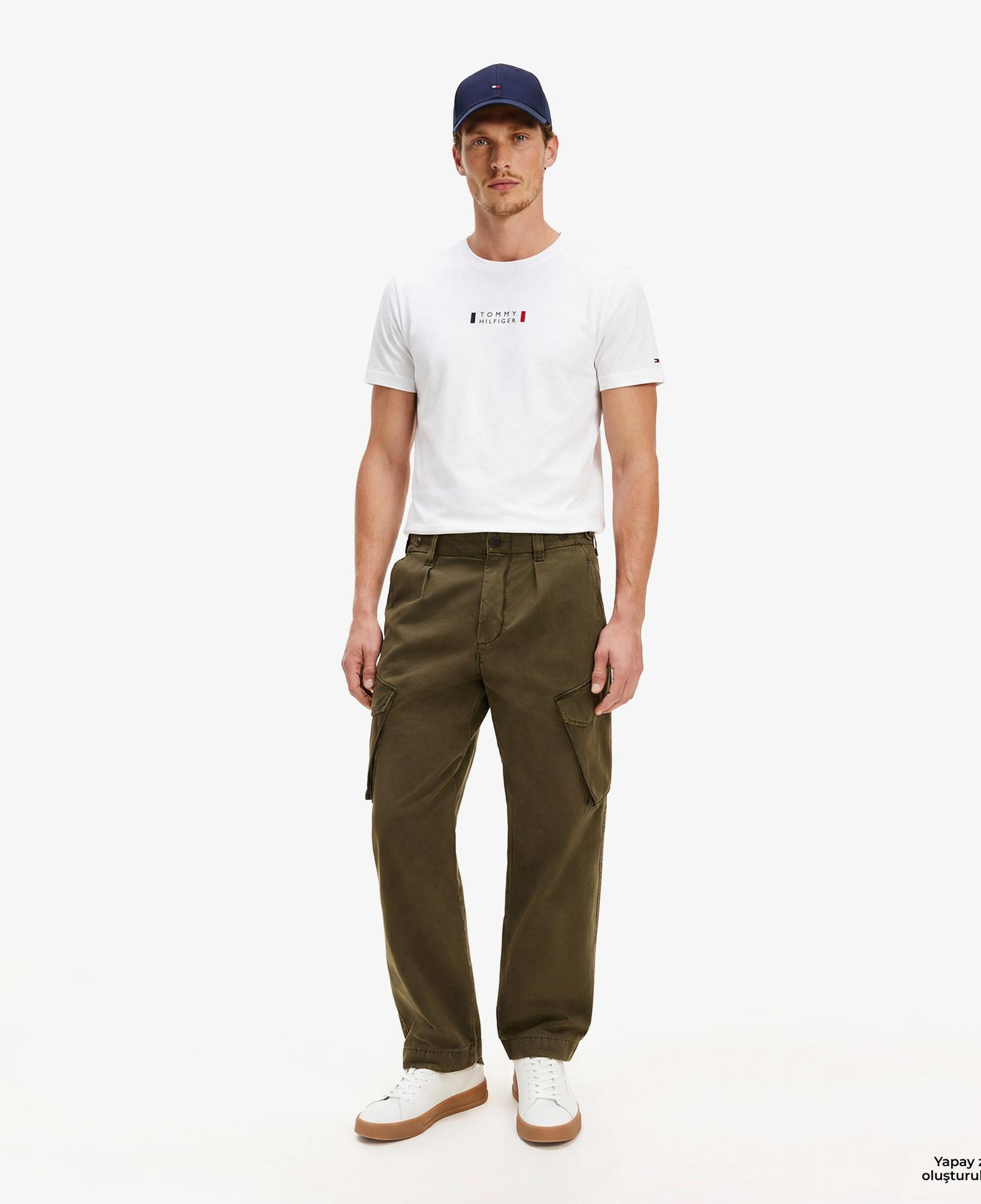 Tommy Hilfiger Brand Love Graphic Erkek Beyaz T-Shirt