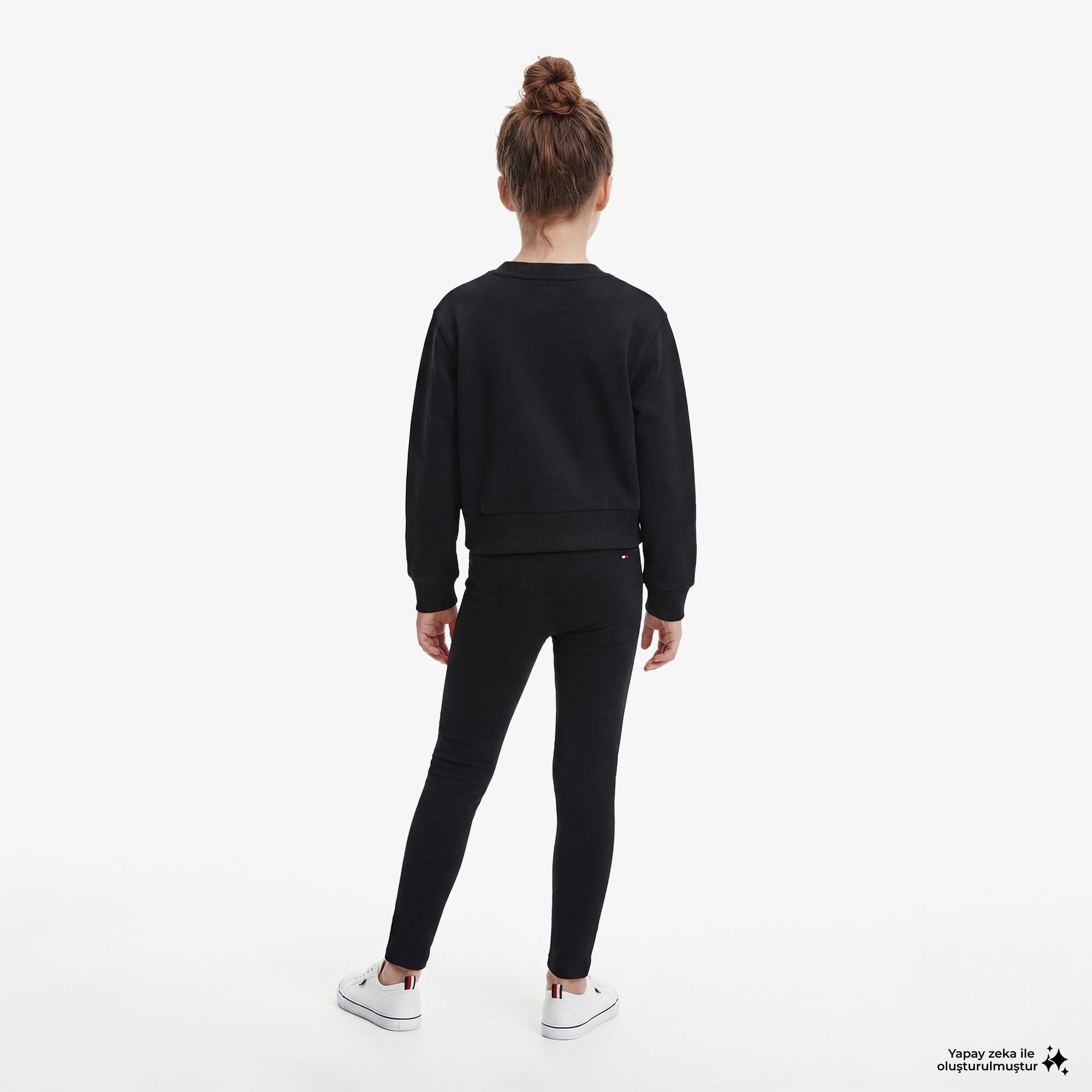 Tommy Hilfiger Essentials Çocuk Siyah Eşofman Takımı