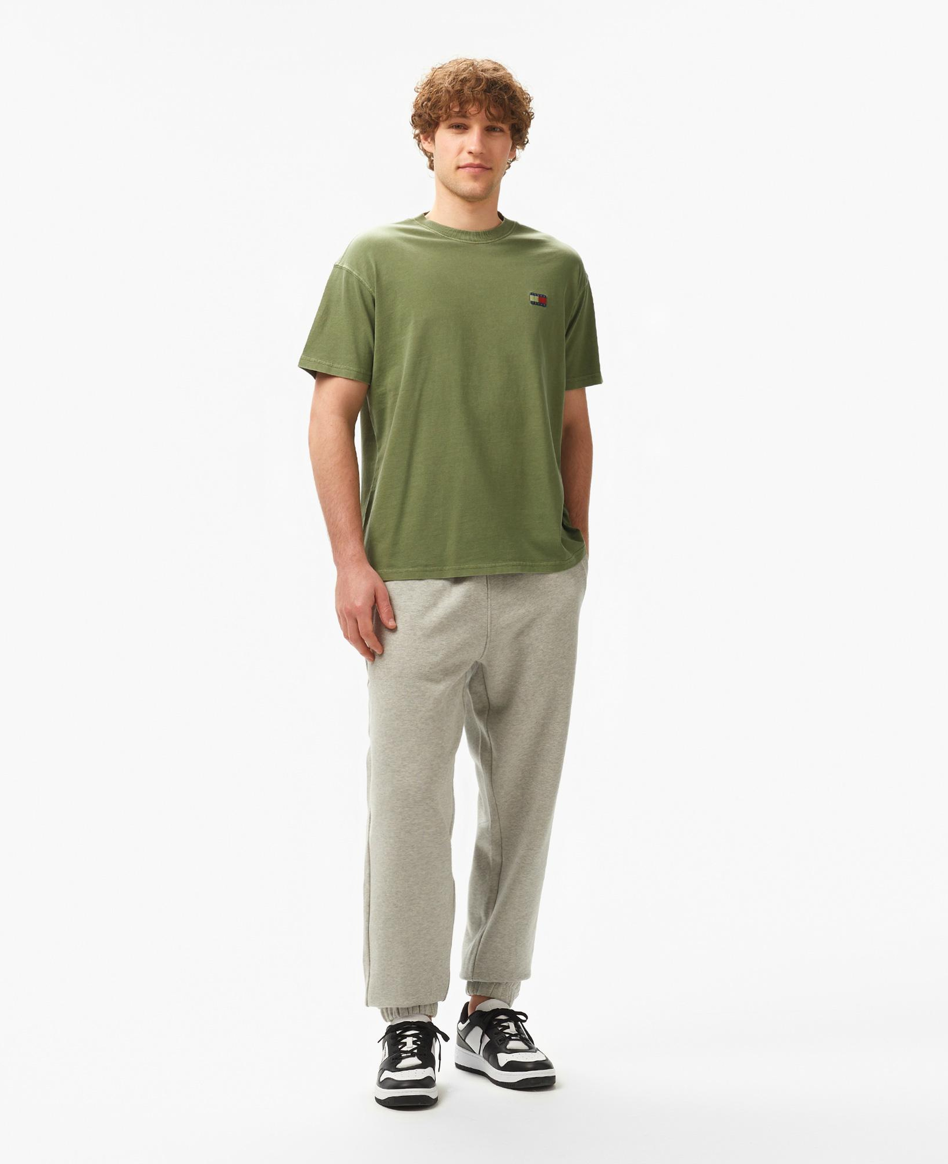 Tommy Jeans Relax Label Erkek Yeşil T-Shirt