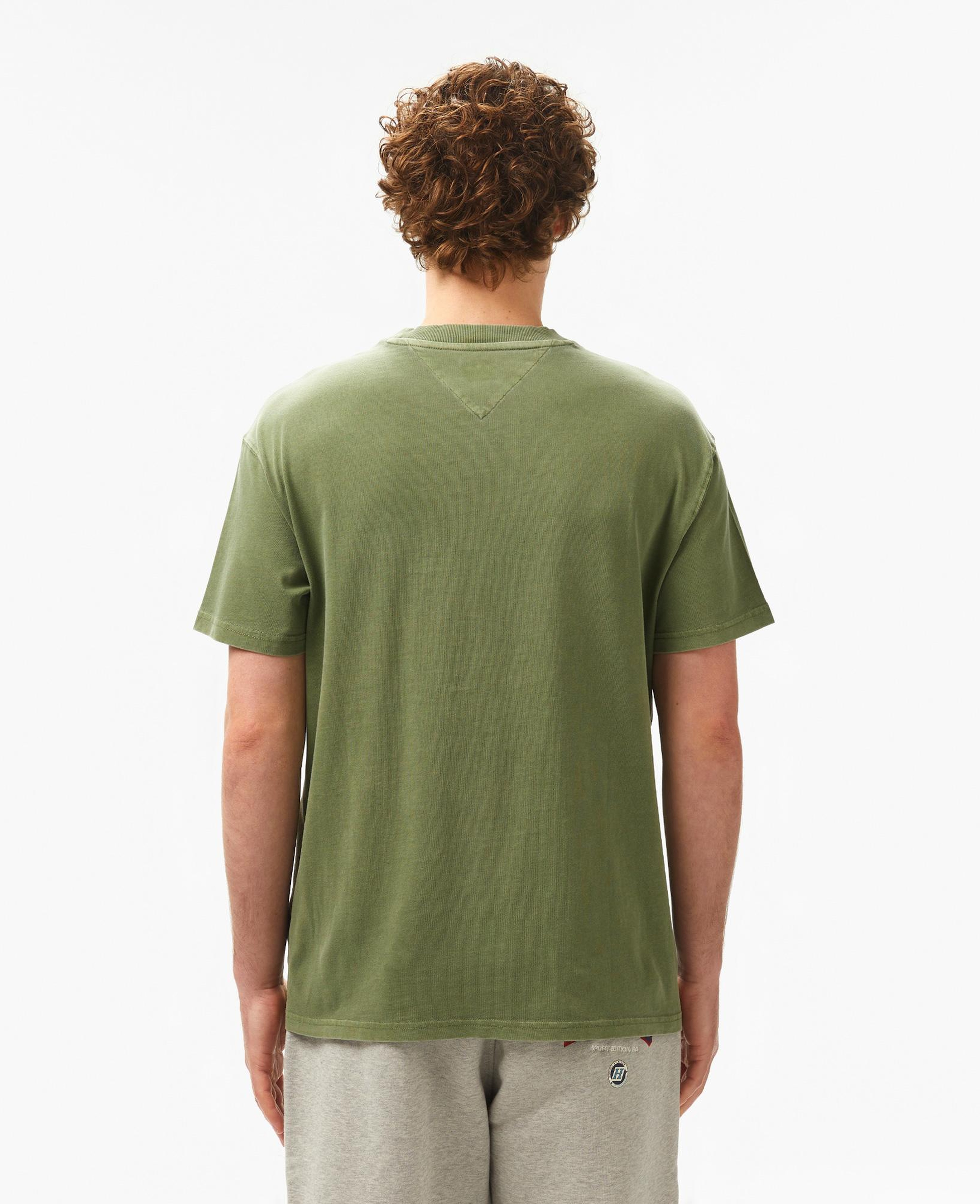 Tommy Jeans Relax Label Erkek Yeşil T-Shirt