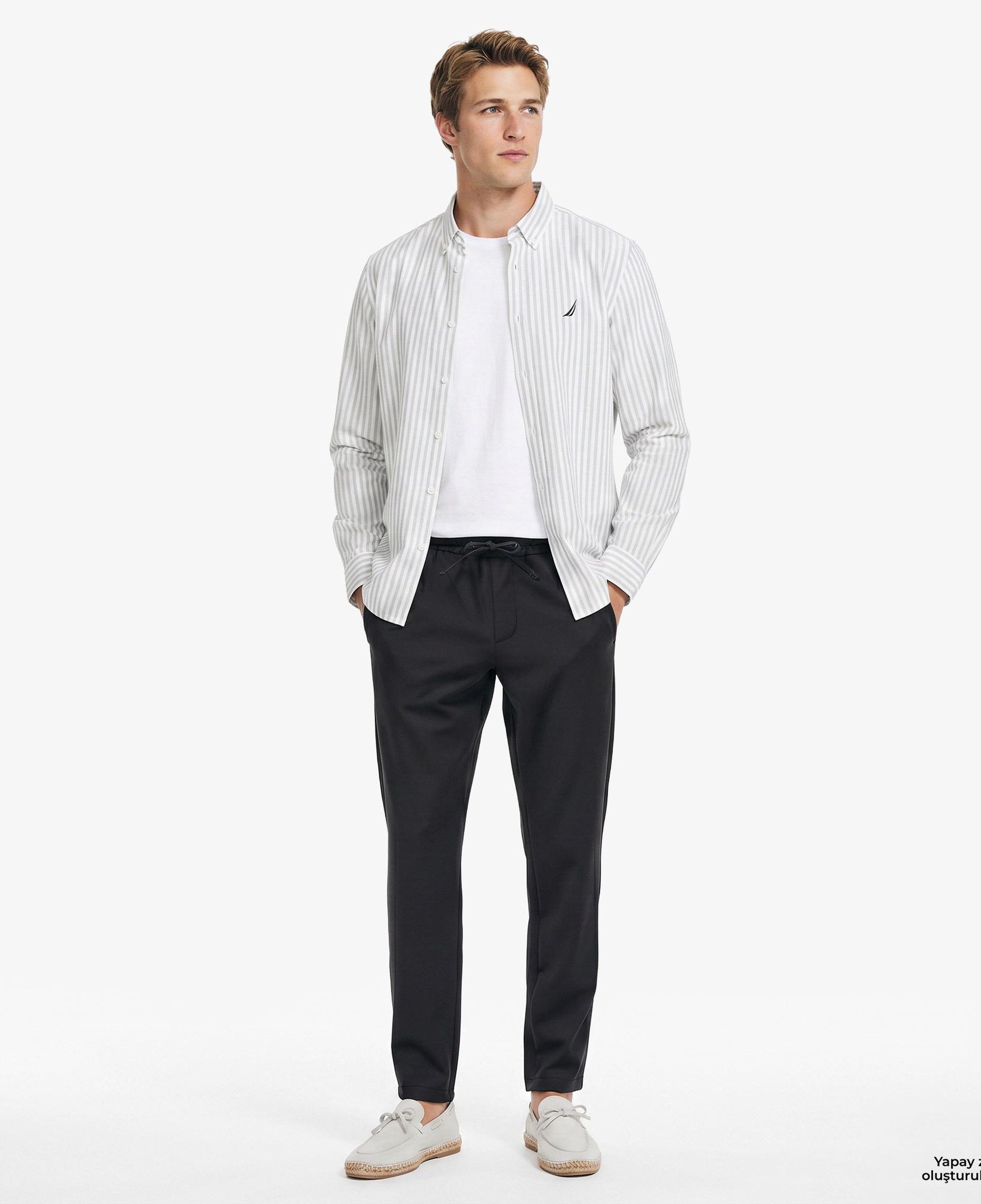 Nautica Erkek Gri Jogger Fit Pantolon