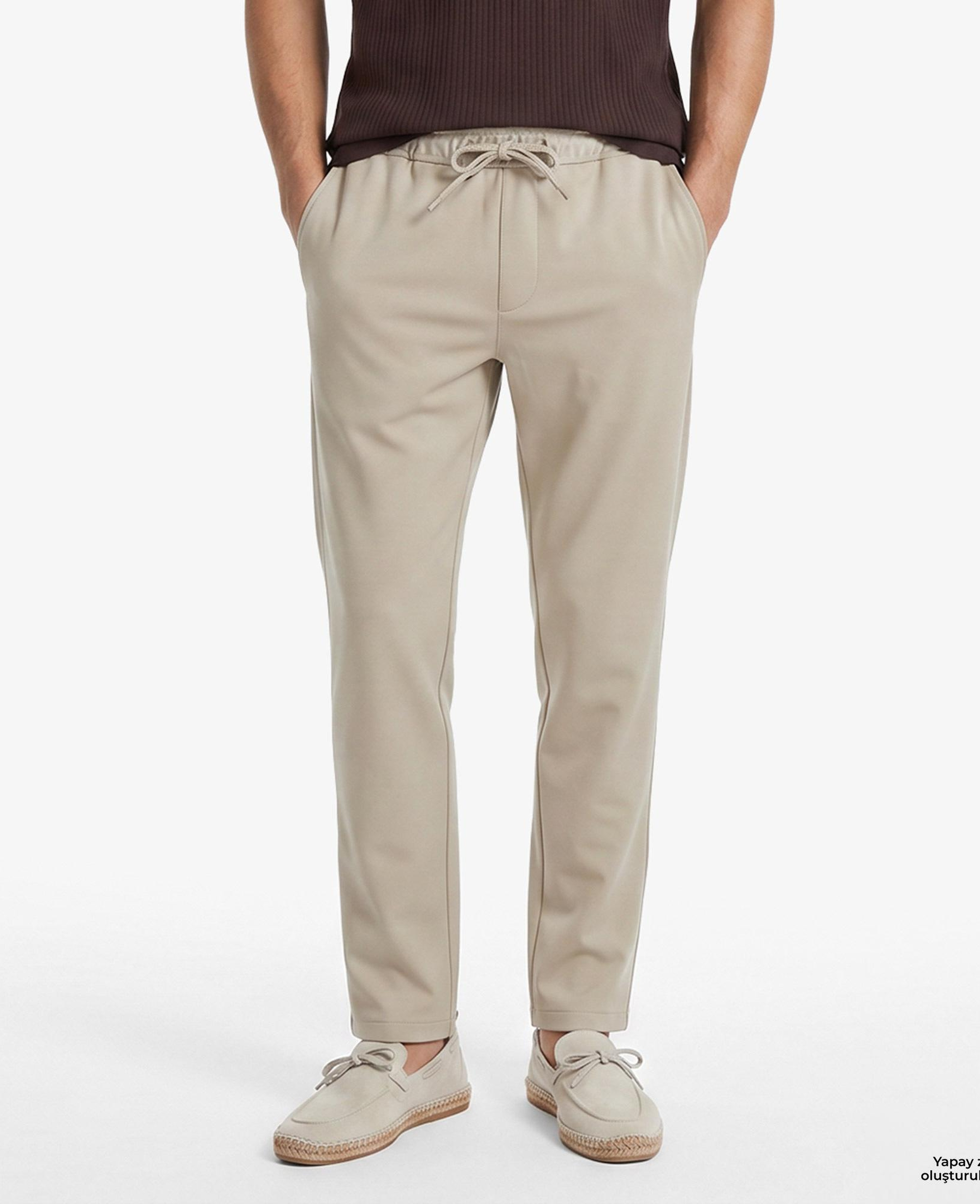 Nautica Erkek Bej Jogger Fit Pantolon
