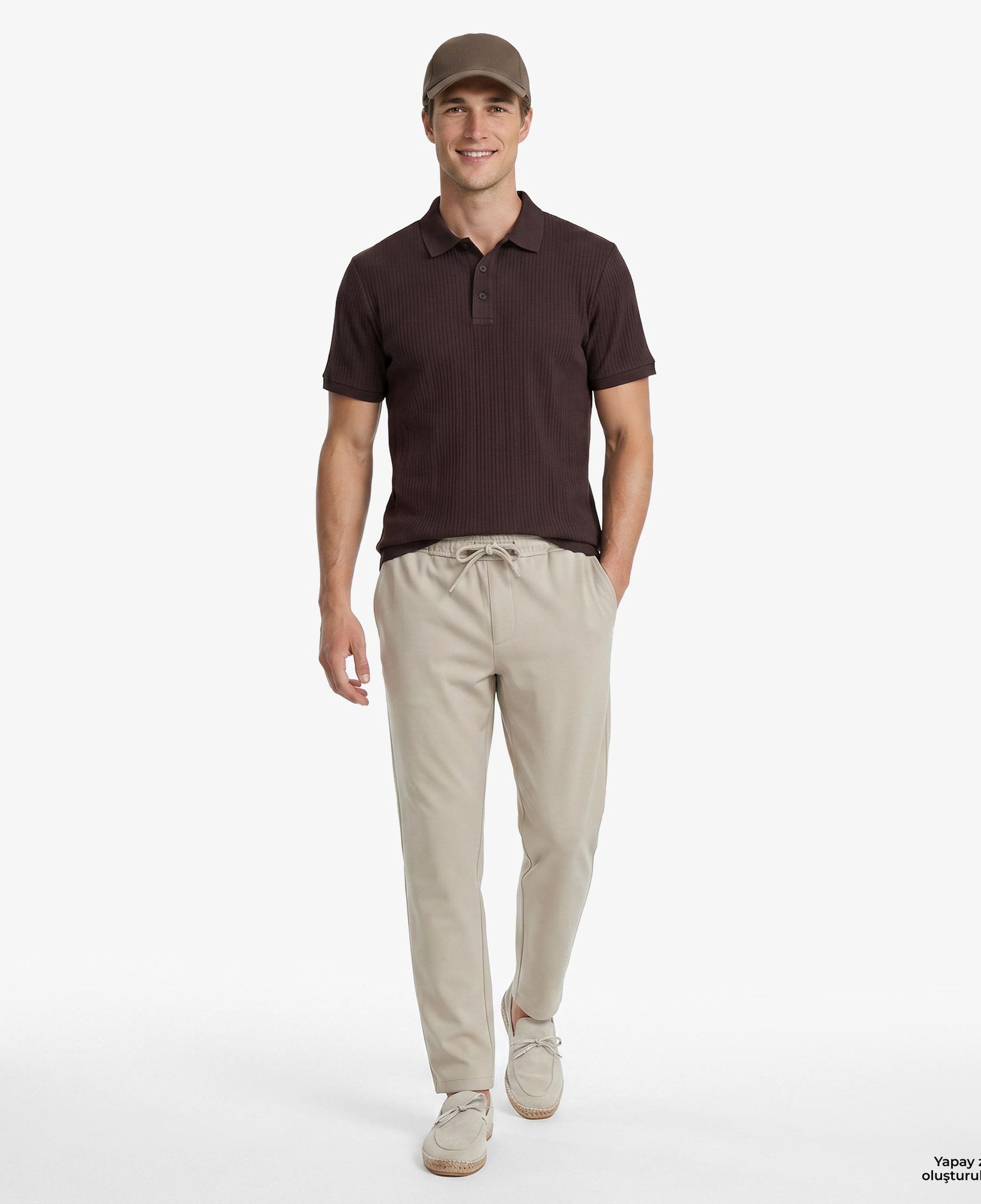 Nautica Erkek Bej Jogger Fit Pantolon