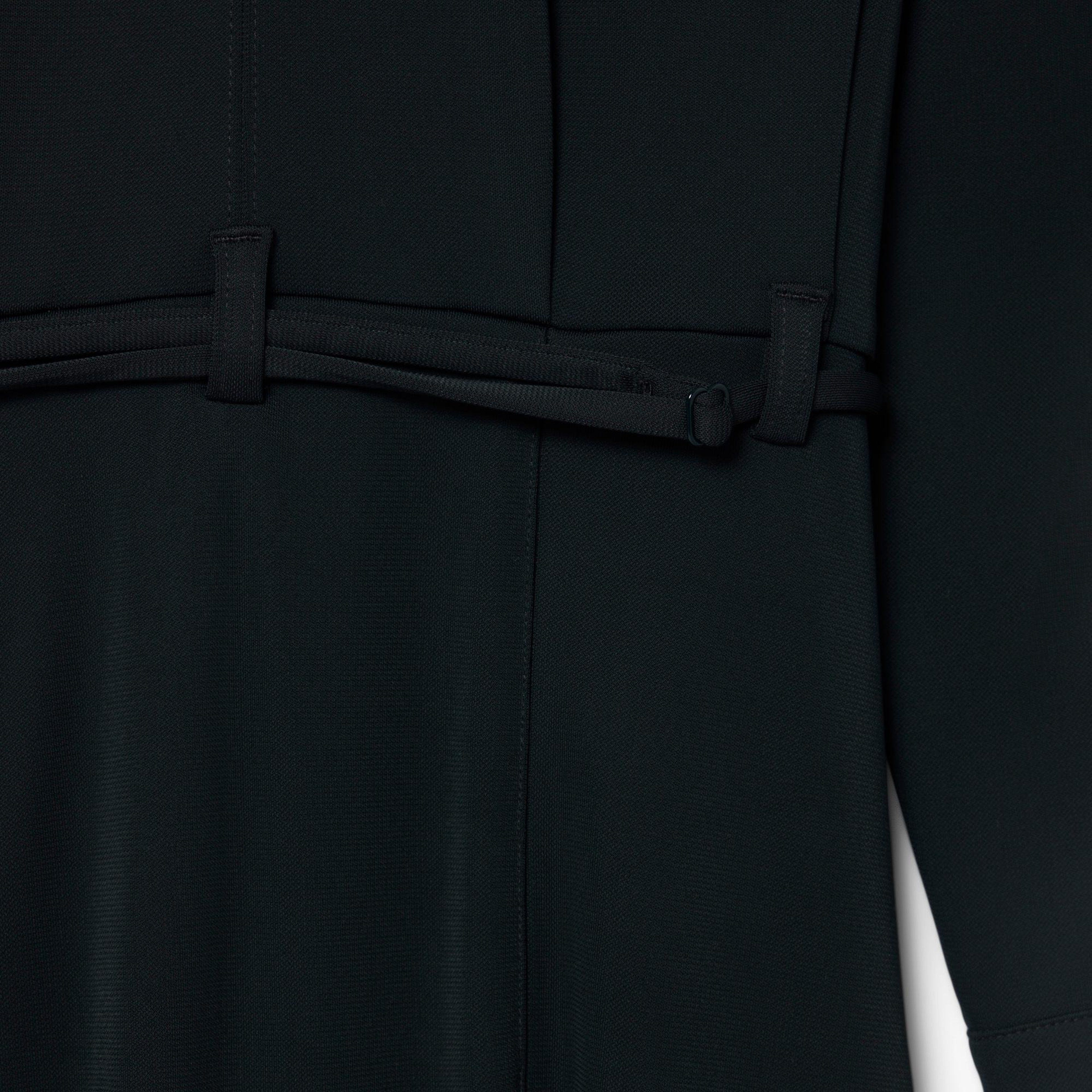 Lacoste Runway Kadın Polo Yaka Koyu Yeşil Elbise