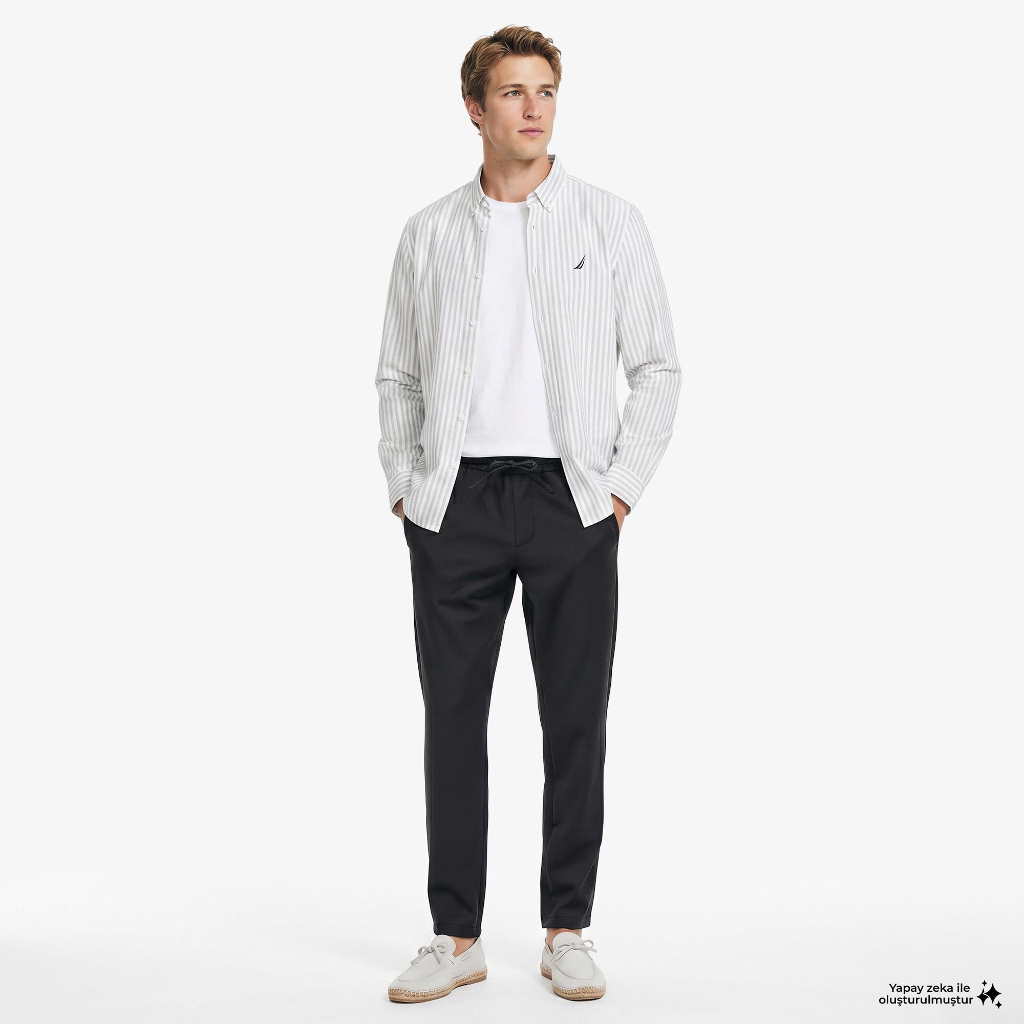 Nautica Erkek Gri Jogger Fit Pantolon