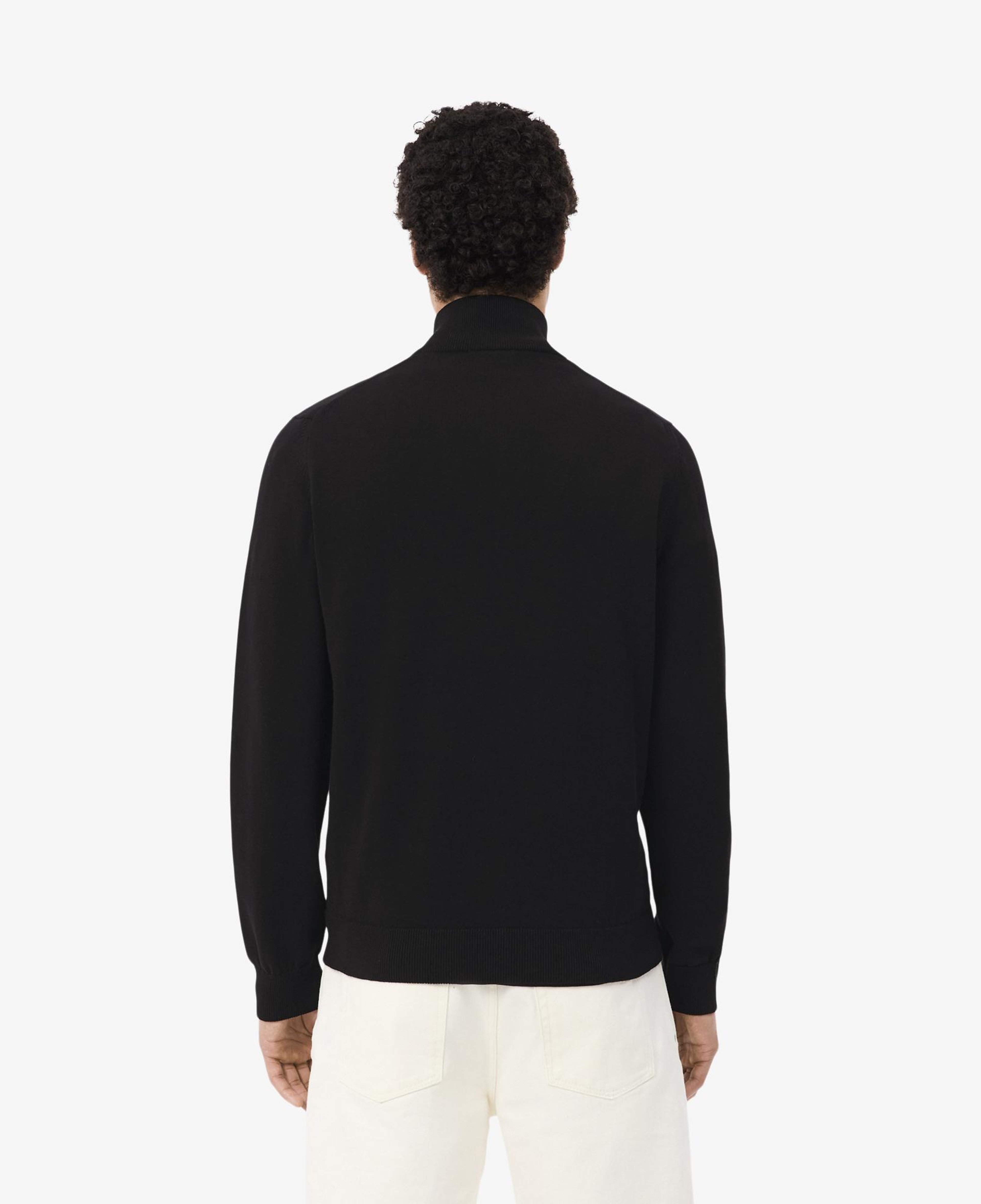 Lacoste Erkek Regular Fit Yarım Fermuarlı Lacivert Kazak