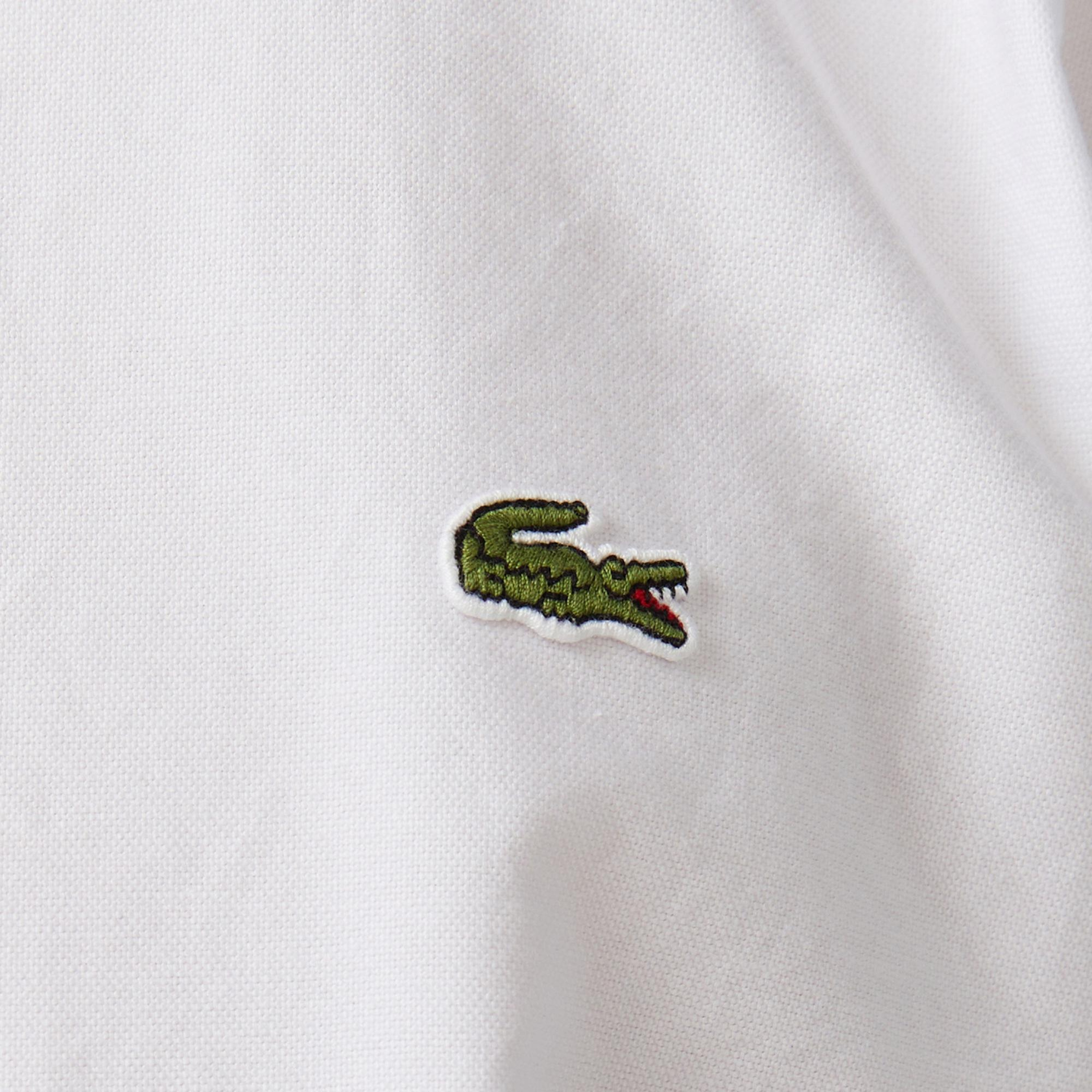 Lacoste Erkek Slim Fit Beyaz Gömlek