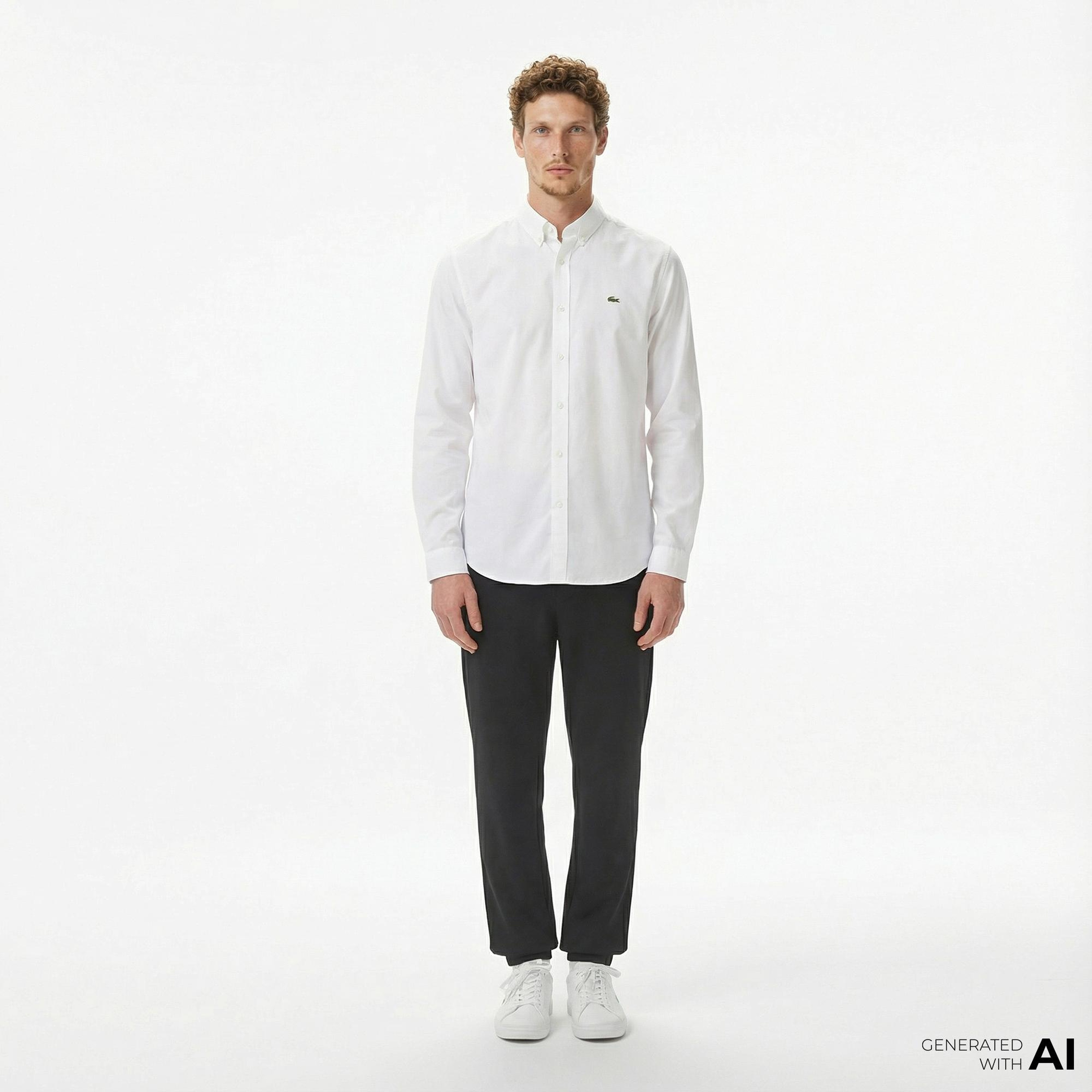 Erkek Tapered Fit Siyah Pantolon