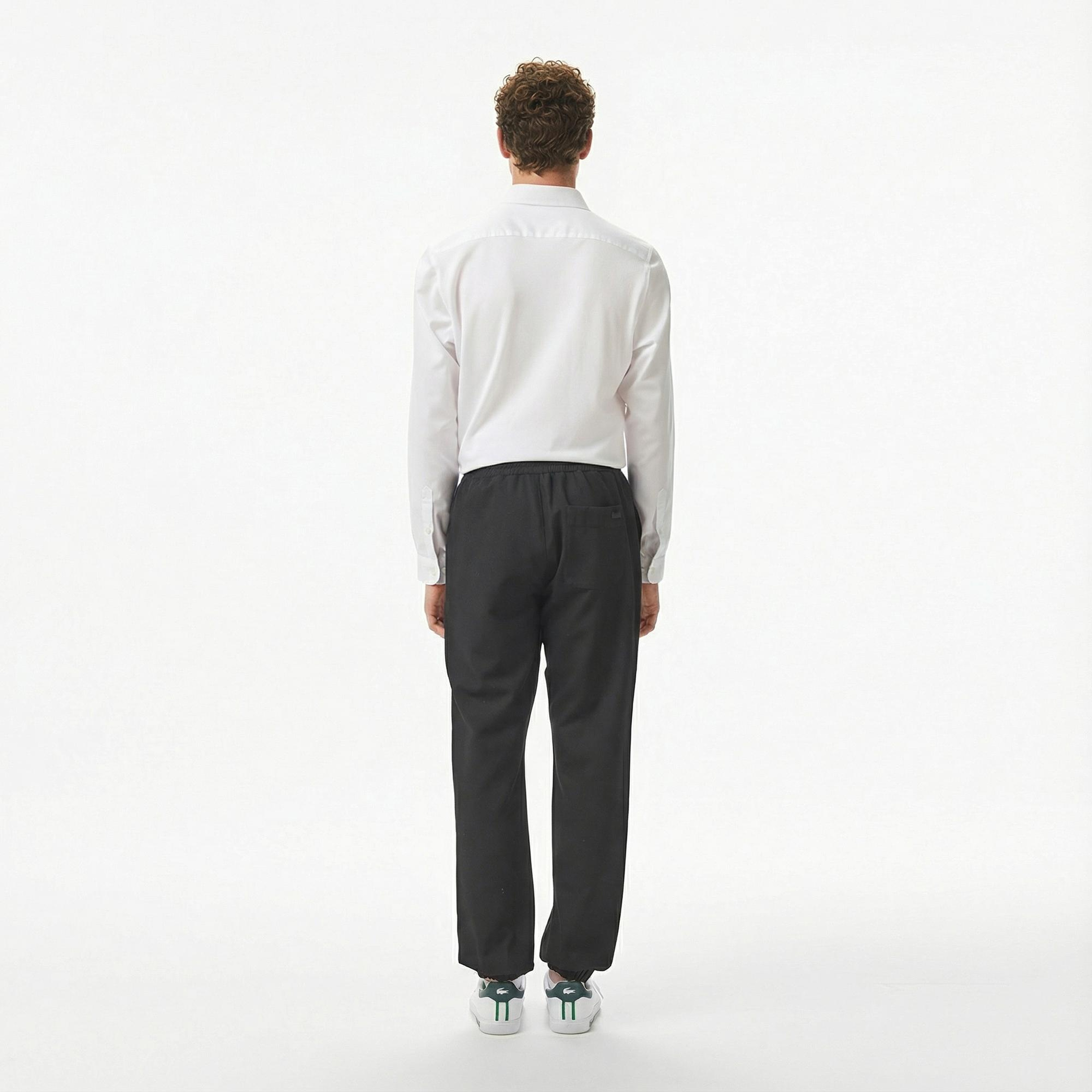 Erkek Tapered Fit Siyah Pantolon