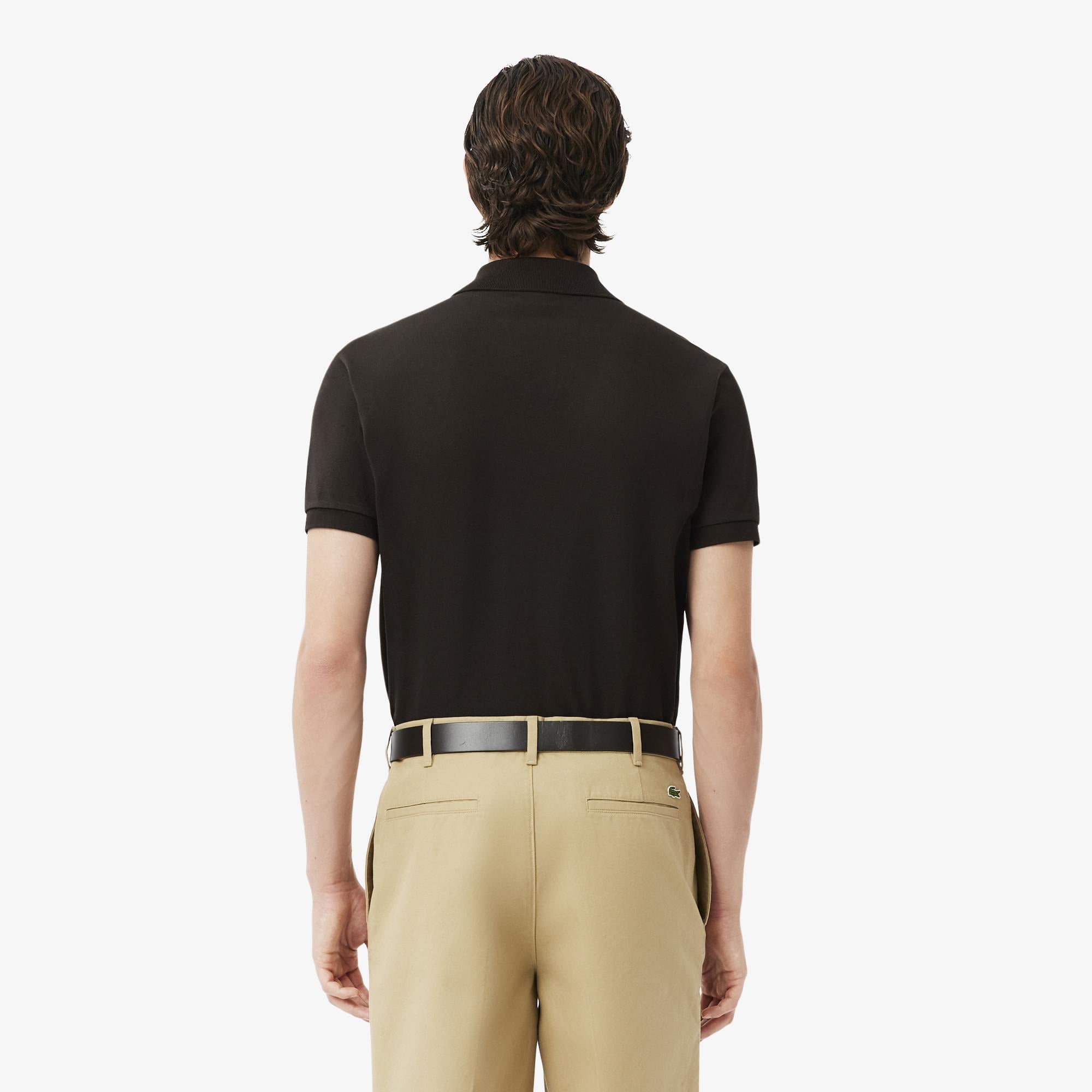 Lacoste L.12.12 Erkek Classic Fit Koyu Kahverengi Polo