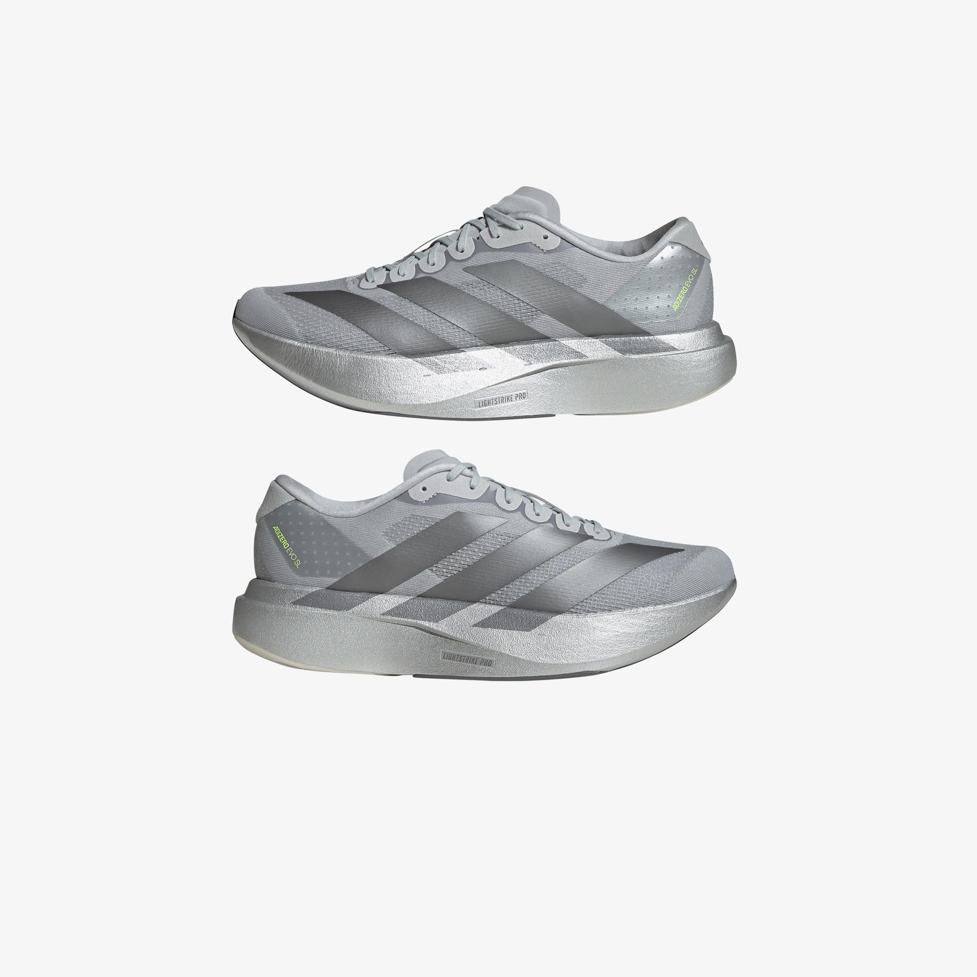 adidas Adizero Evo Sl Erkek Gri Koşu Ayakkabısı