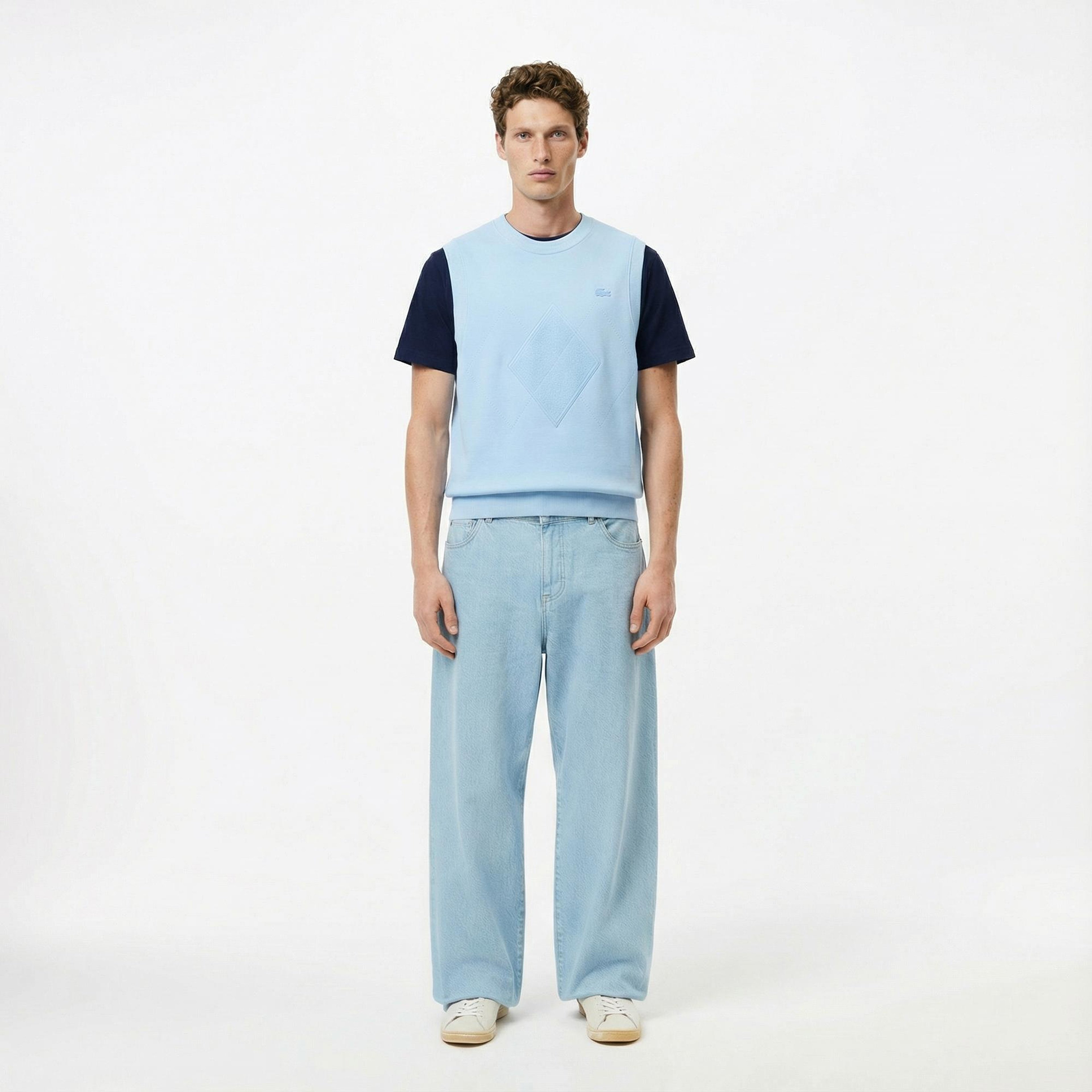 Erkek Classic Fit Bisiklet Yaka Lacivert T-Shirt