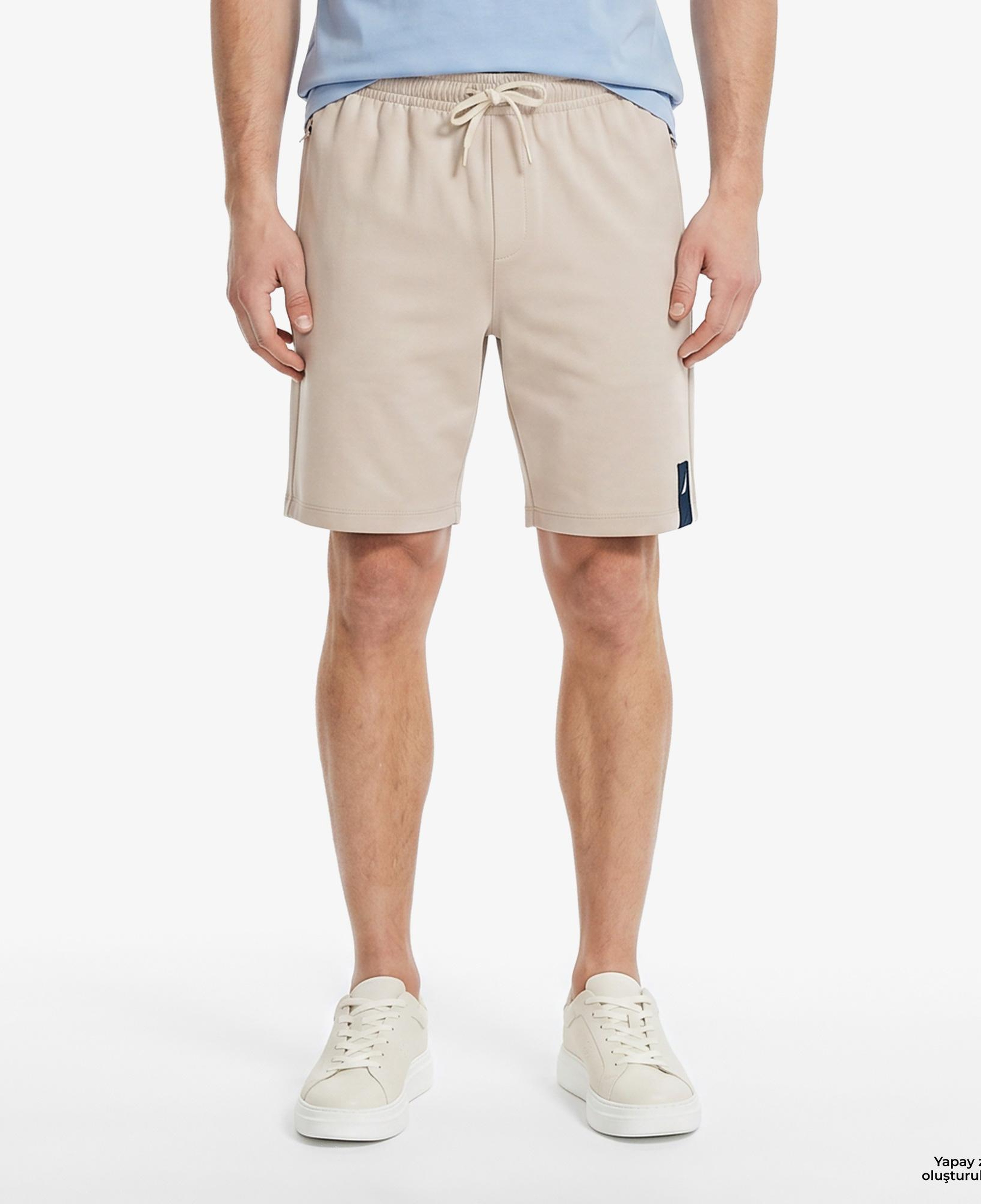 Nautica Erkek Bej Regular Fit Şort