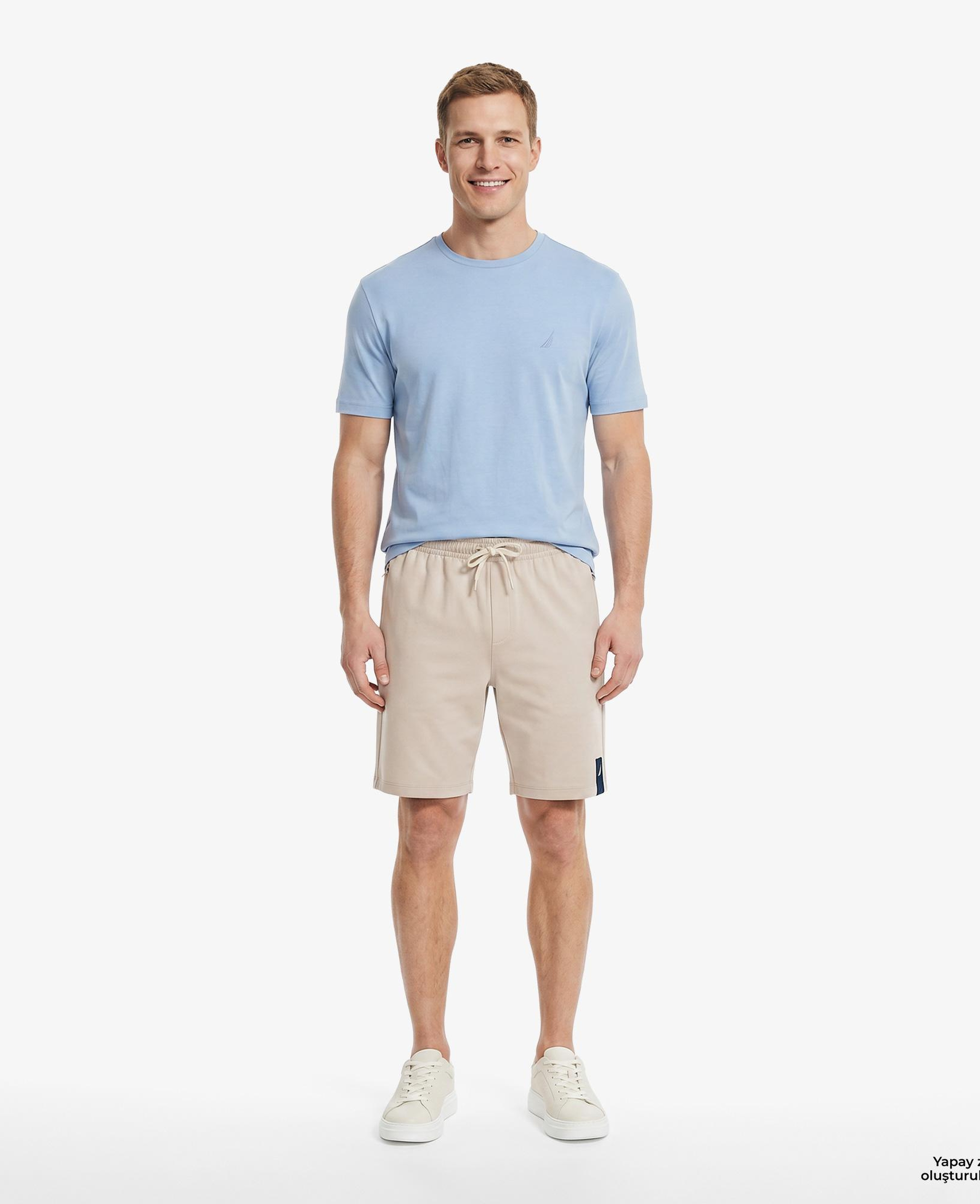Nautica Erkek Bej Regular Fit Şort
