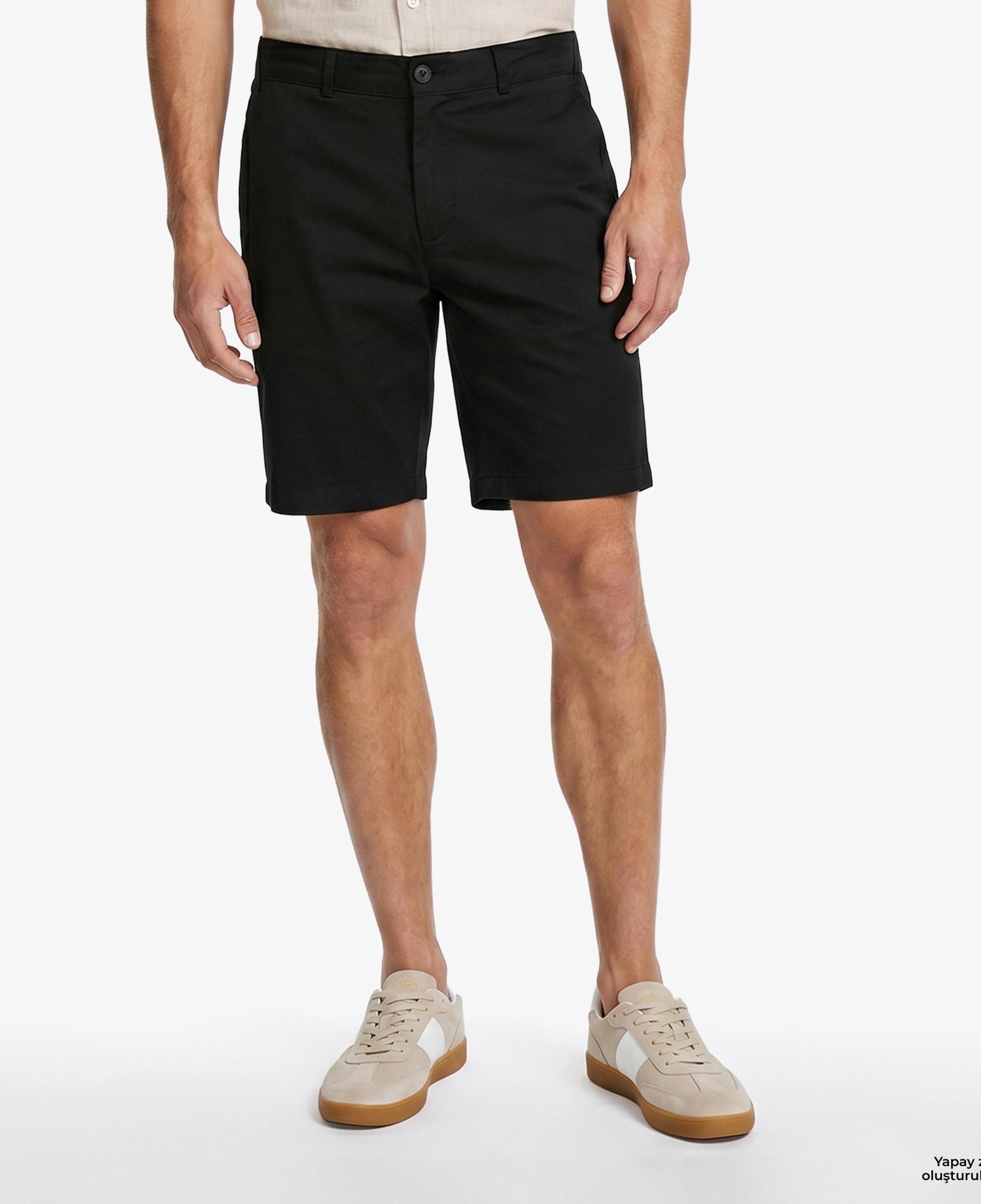 Nautica Erkek Siyah Regular Fit Şort