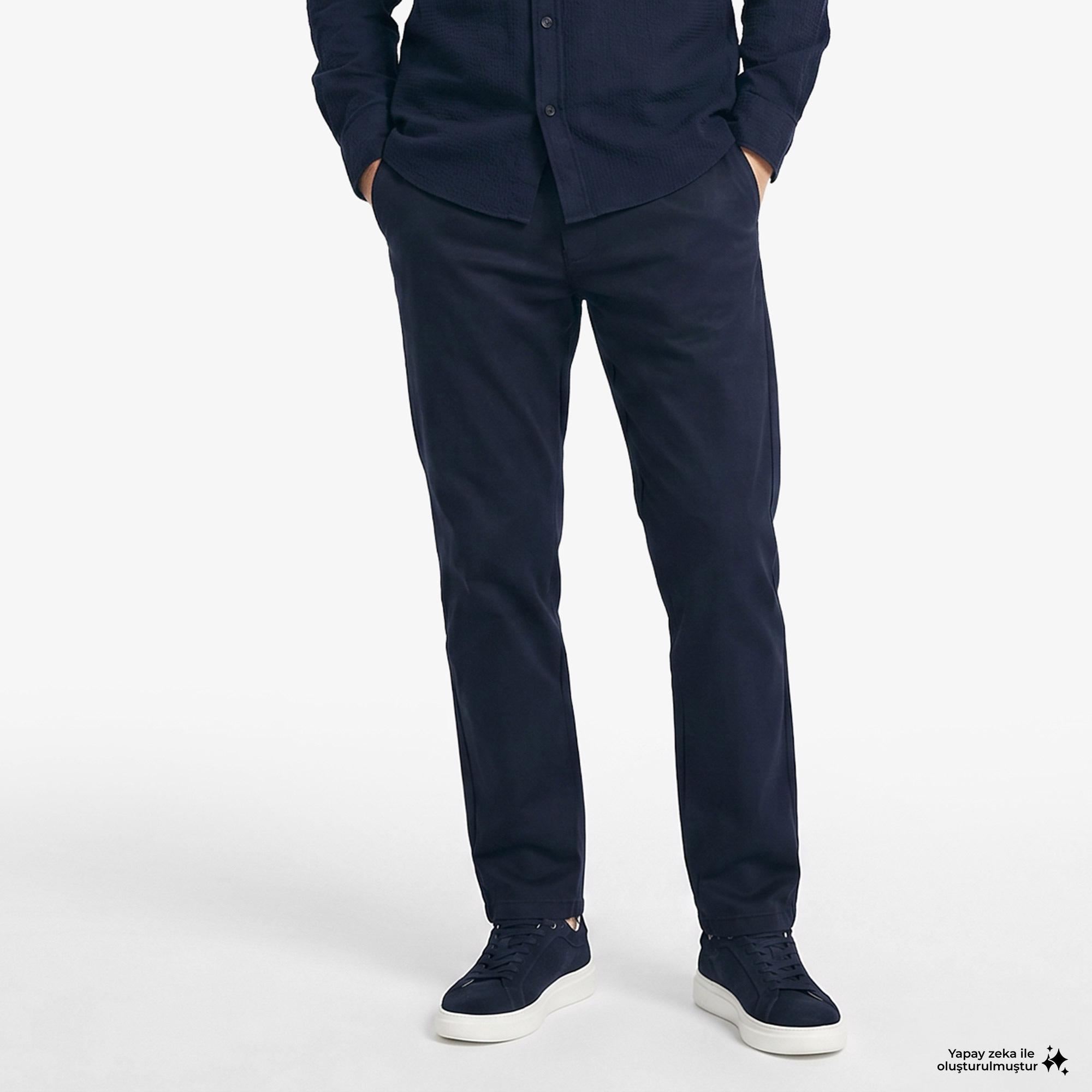 Nautica Erkek Lacivert Regular Fit Pantolon