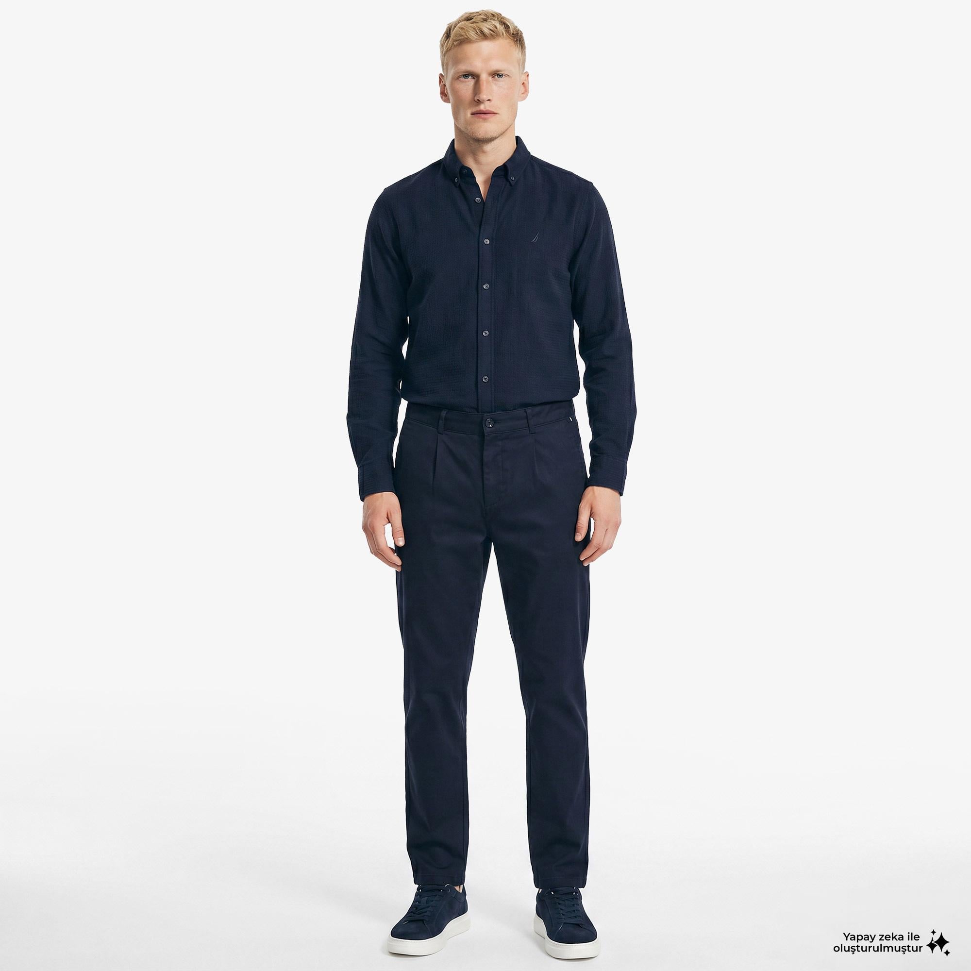 Nautica Erkek Lacivert Regular Fit Pantolon