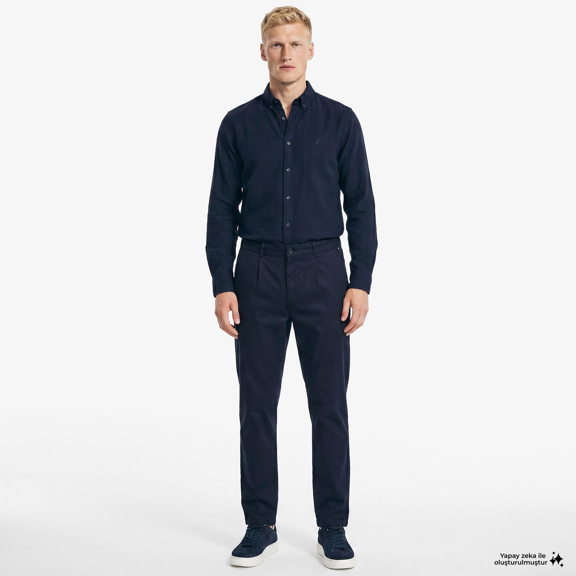 Nautica Erkek Lacivert Regular Fit Pantolon