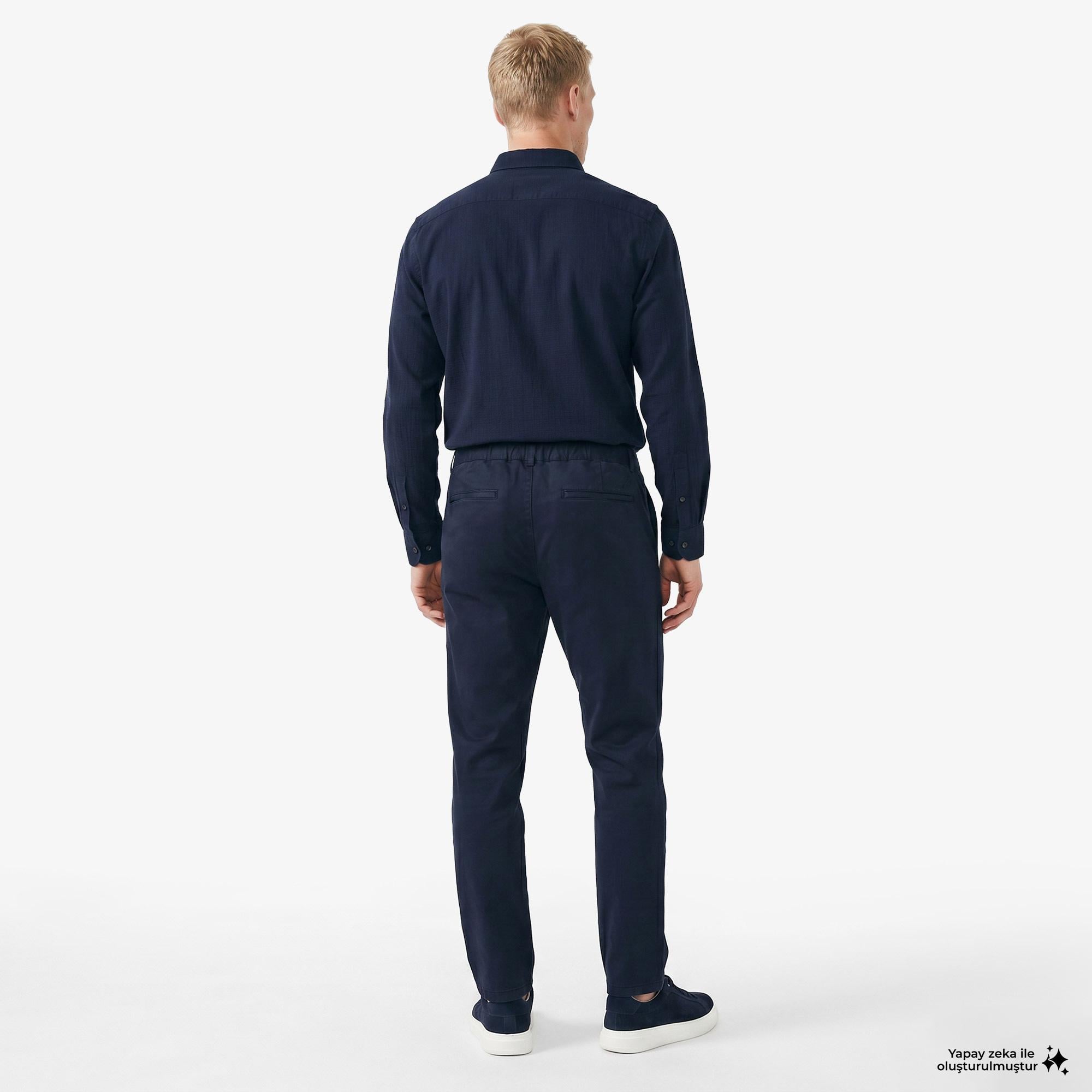 Nautica Erkek Lacivert Regular Fit Pantolon