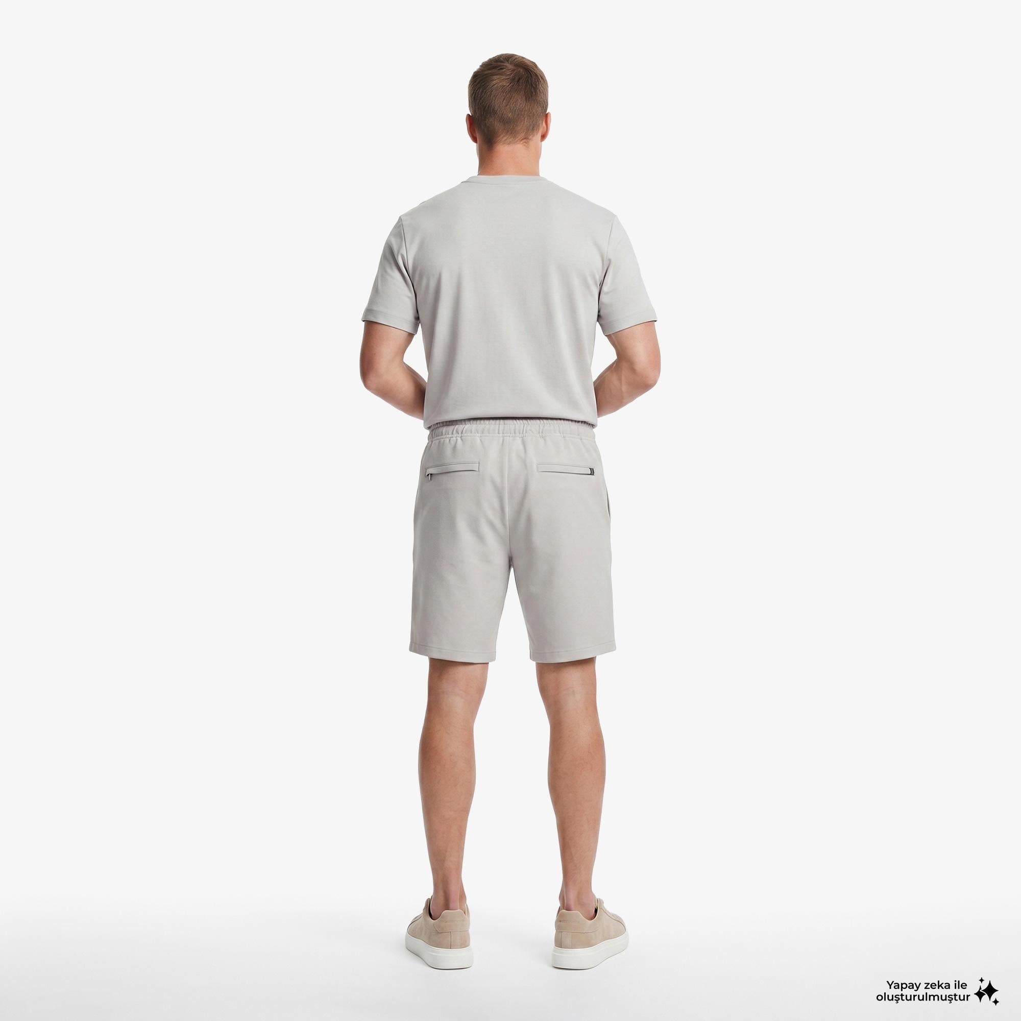 Nautica Erkek Gri Regular Fit Şort