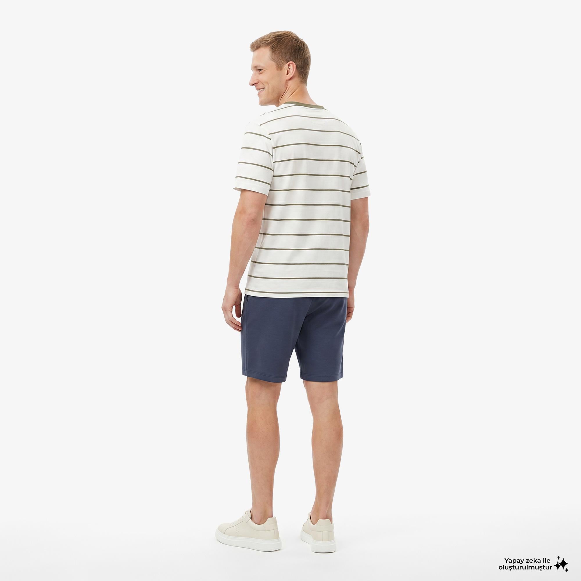 Nautica Erkek Mavi Regular Fit Şort
