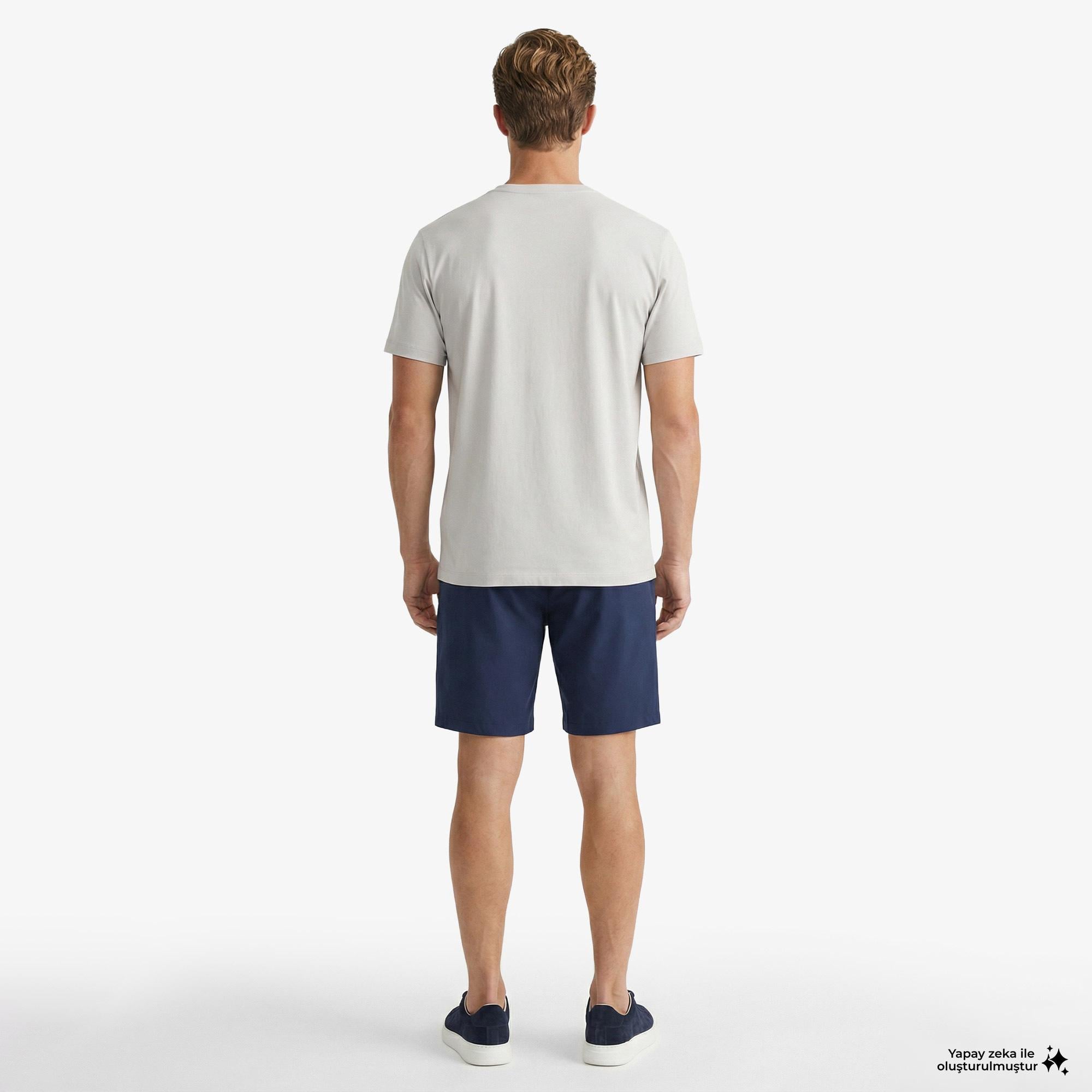 Nautica Erkek Gri Regular Fit T-Shirt